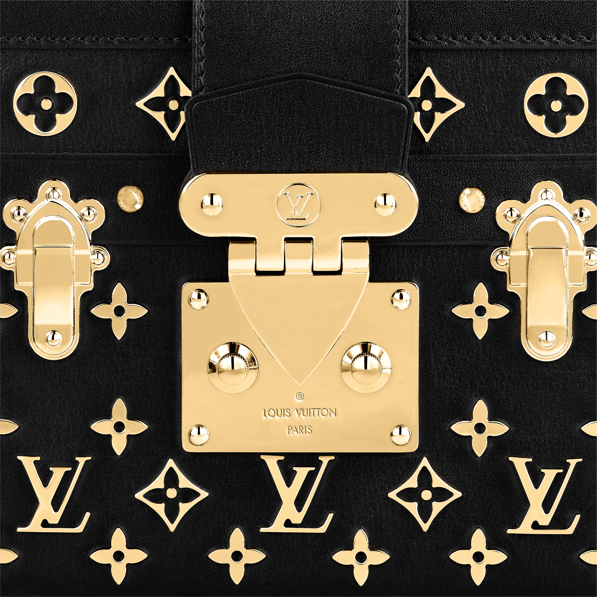 Louis Vuitton Calfskin Leather Petite Malle M57817