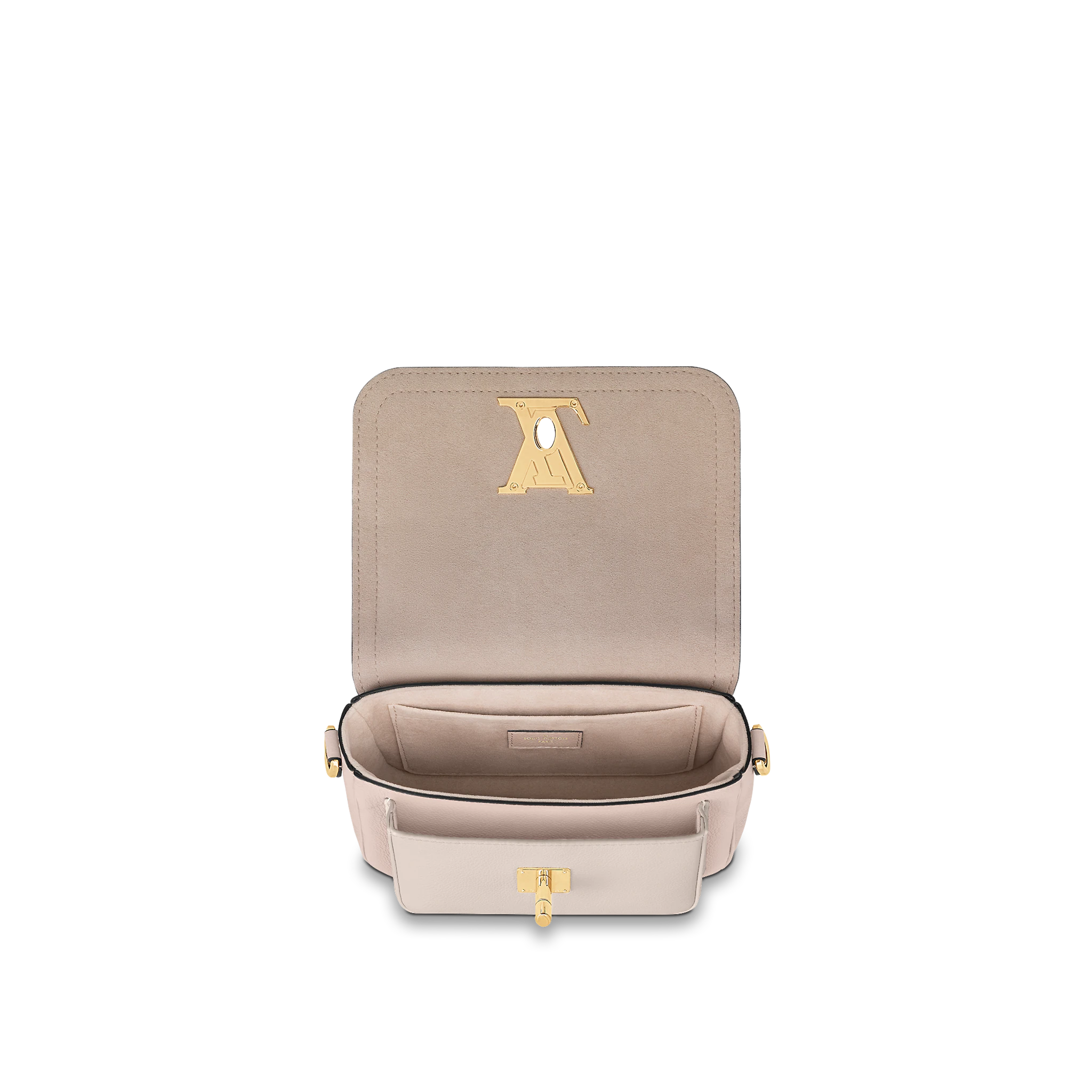 Louis Vuitton LockMe Tender Lockme Leather Greige - Women Handbags M58554