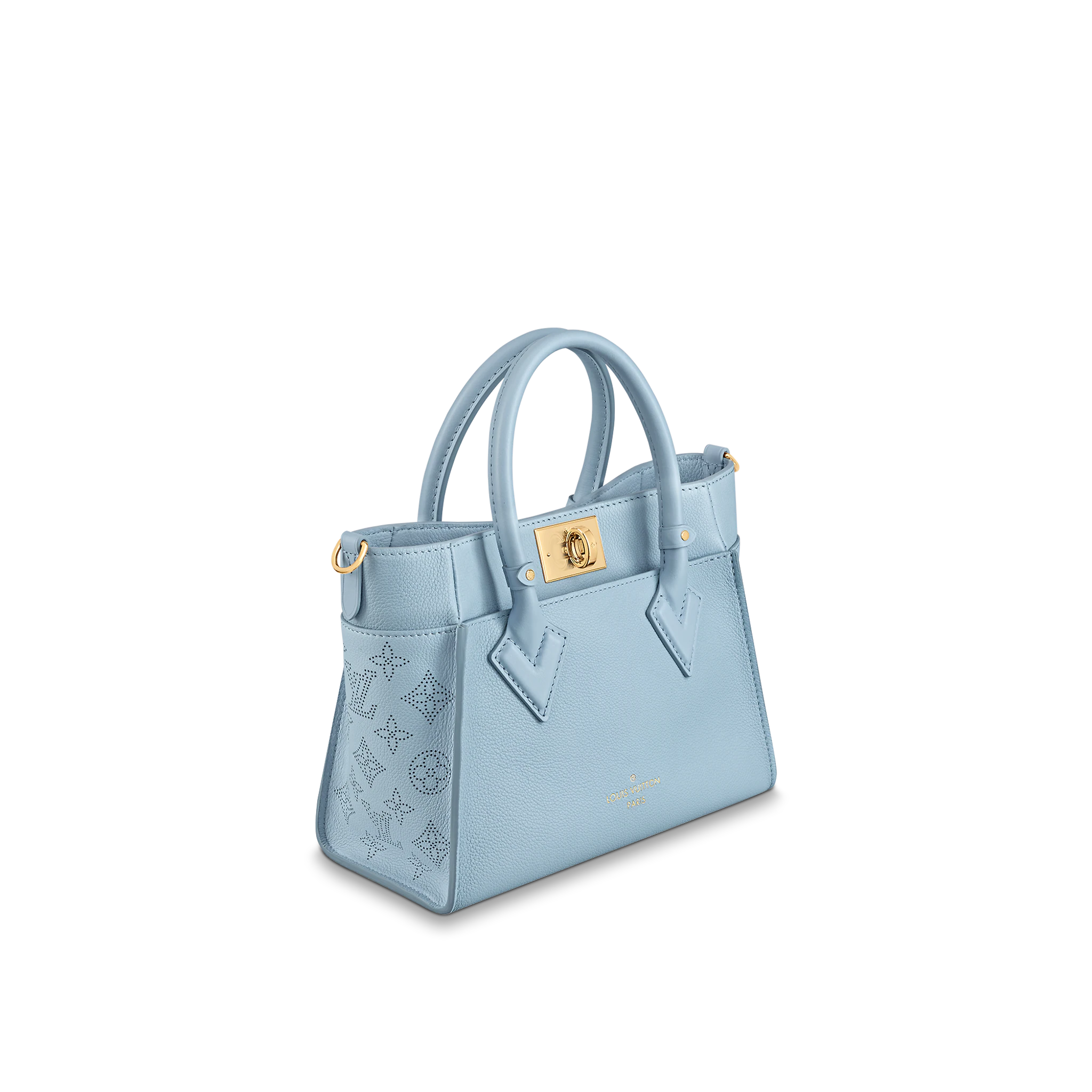 Louis Vuitton On My Side PM High End Leathers in Bleu Nuage - Women - Handbags M59432