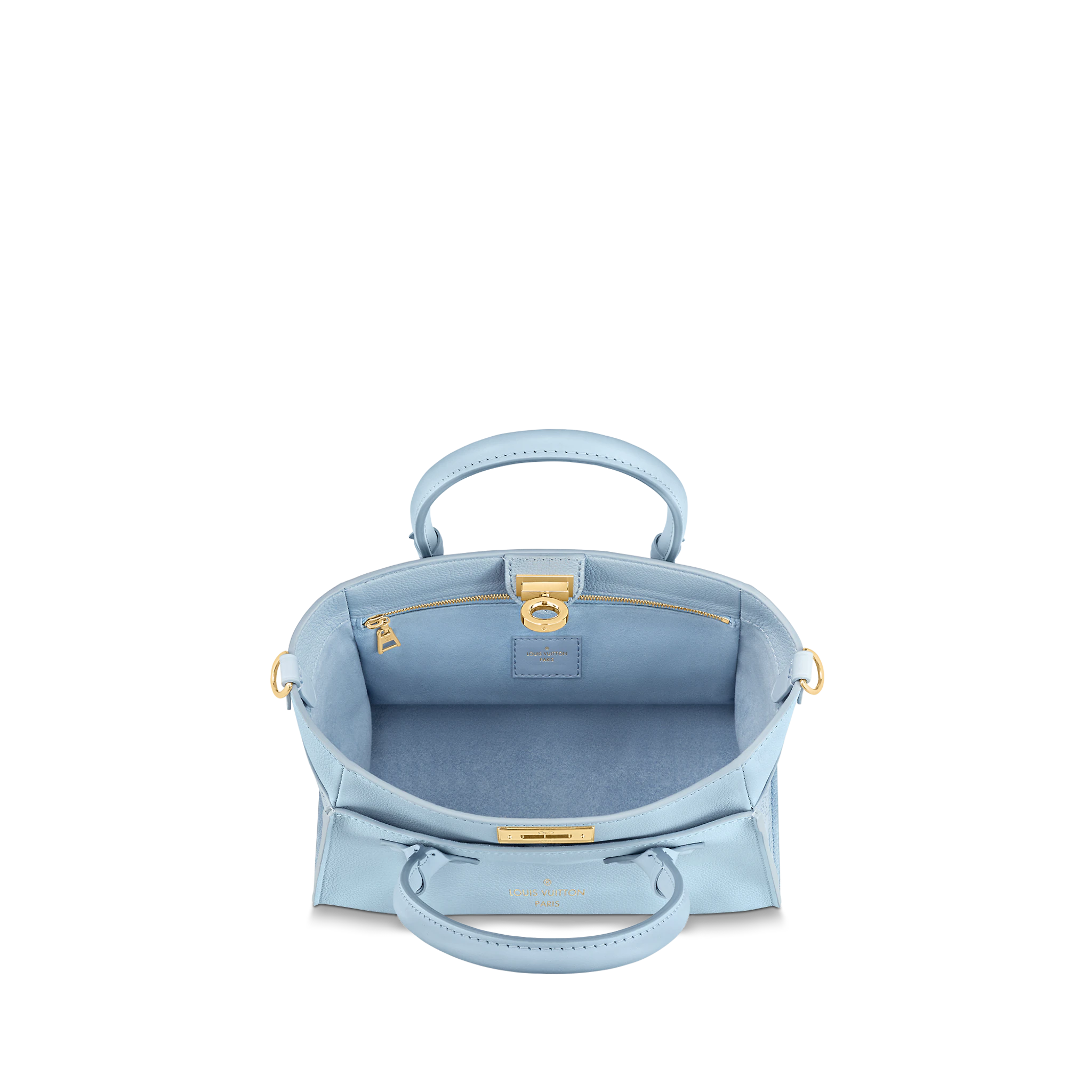 Louis Vuitton On My Side PM High End Leathers in Bleu Nuage - Women - Handbags M59432