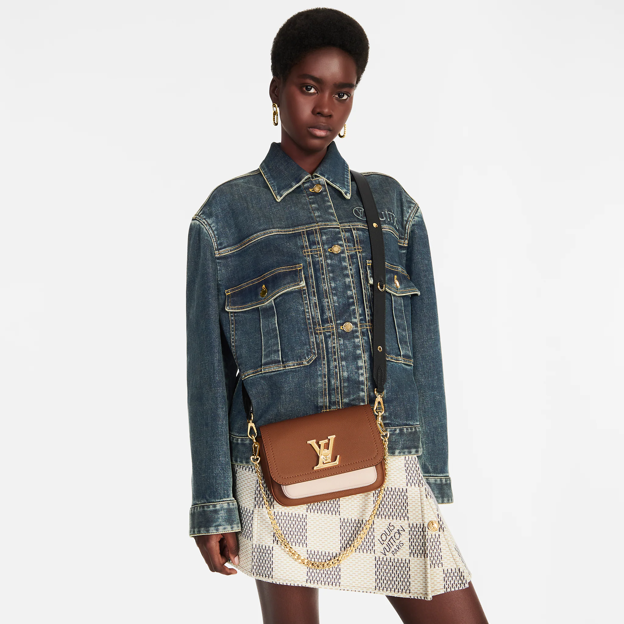 Louis Vuitton LockMe Tender Lockme Leather Chataigne - Women Handbags M59491