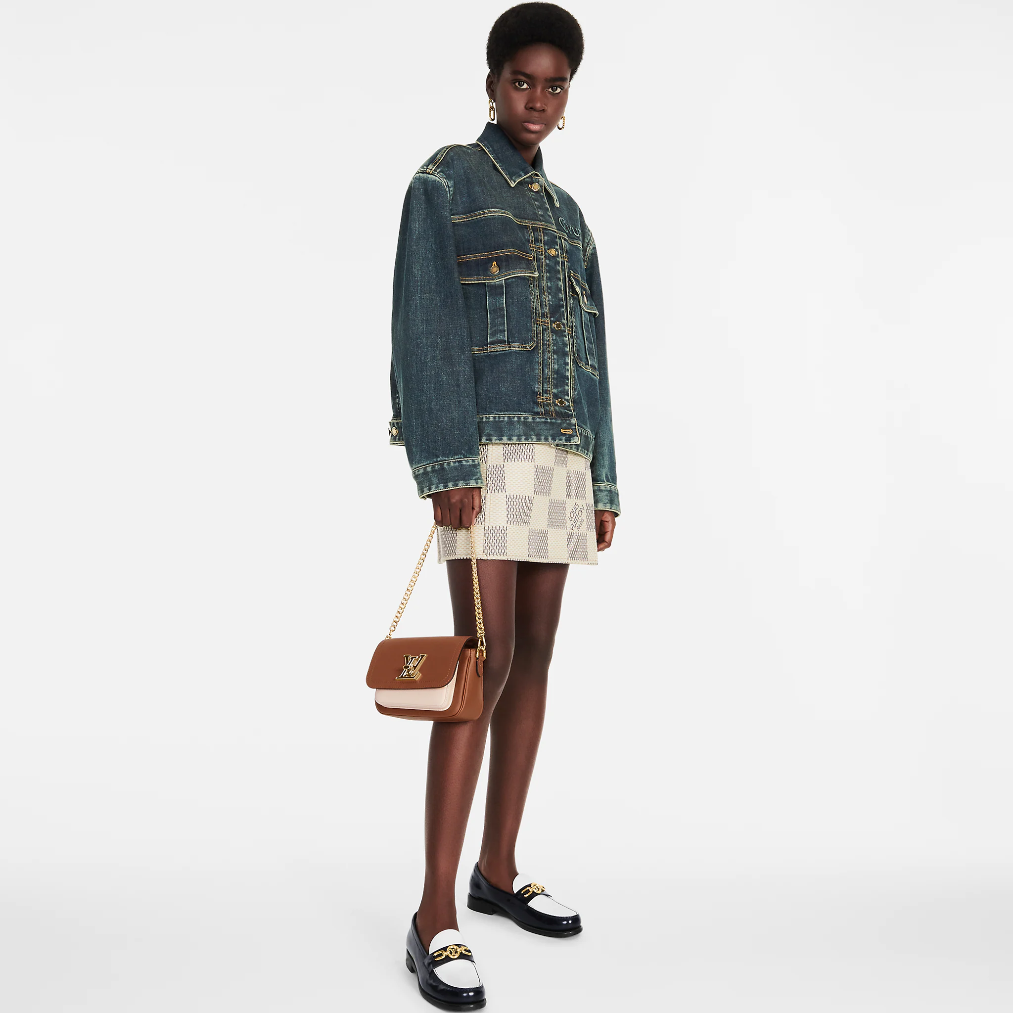 Louis Vuitton LockMe Tender Lockme Leather Chataigne - Women Handbags M59491