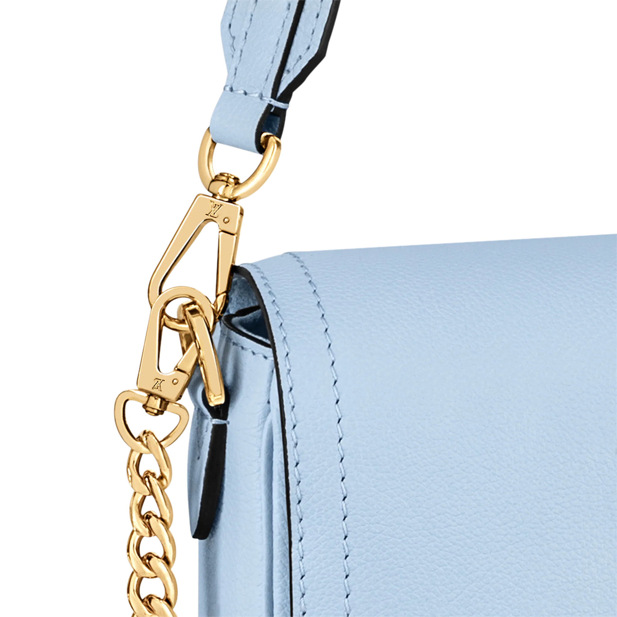 Louis Vuitton LockMe Tender Lockme Leather Bleu Nuage - Women Handbags M59984
