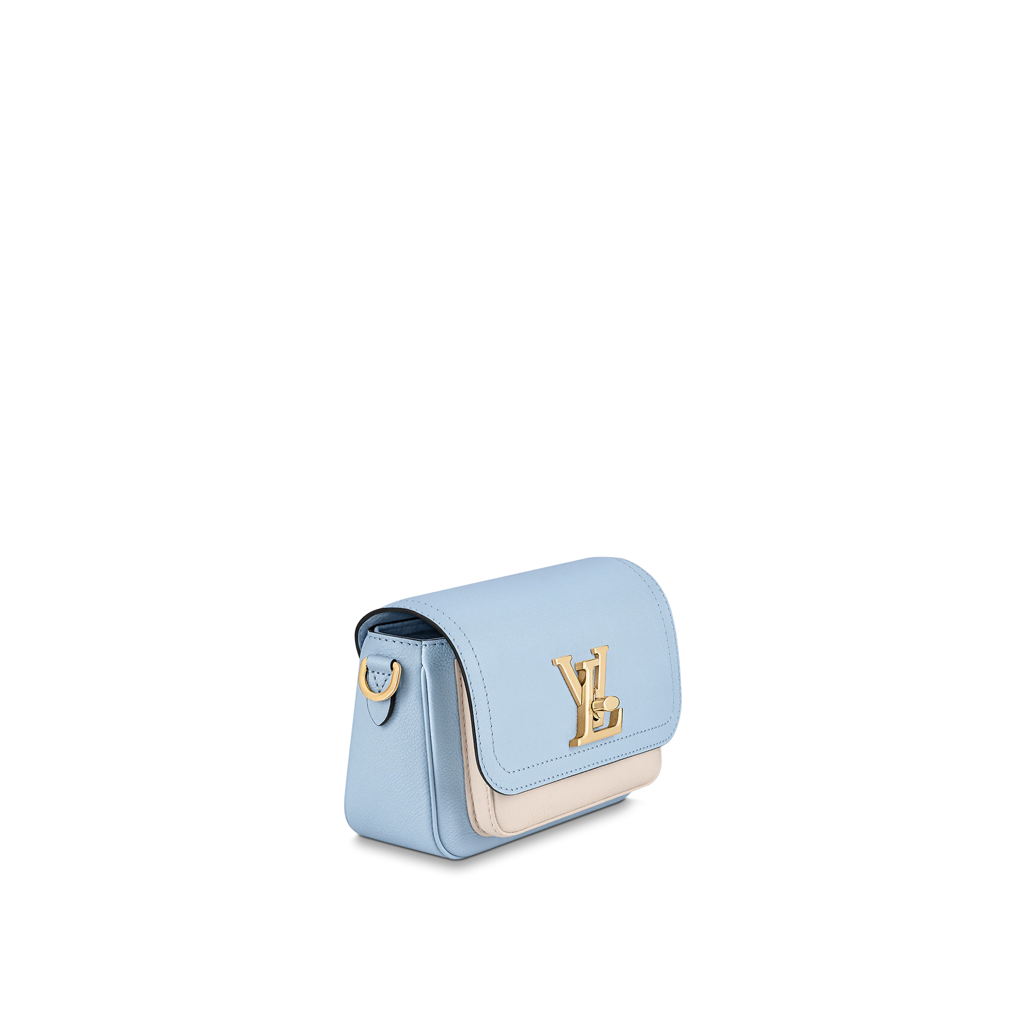 Louis Vuitton LockMe Tender Lockme Leather Bleu Nuage - Women Handbags M59984