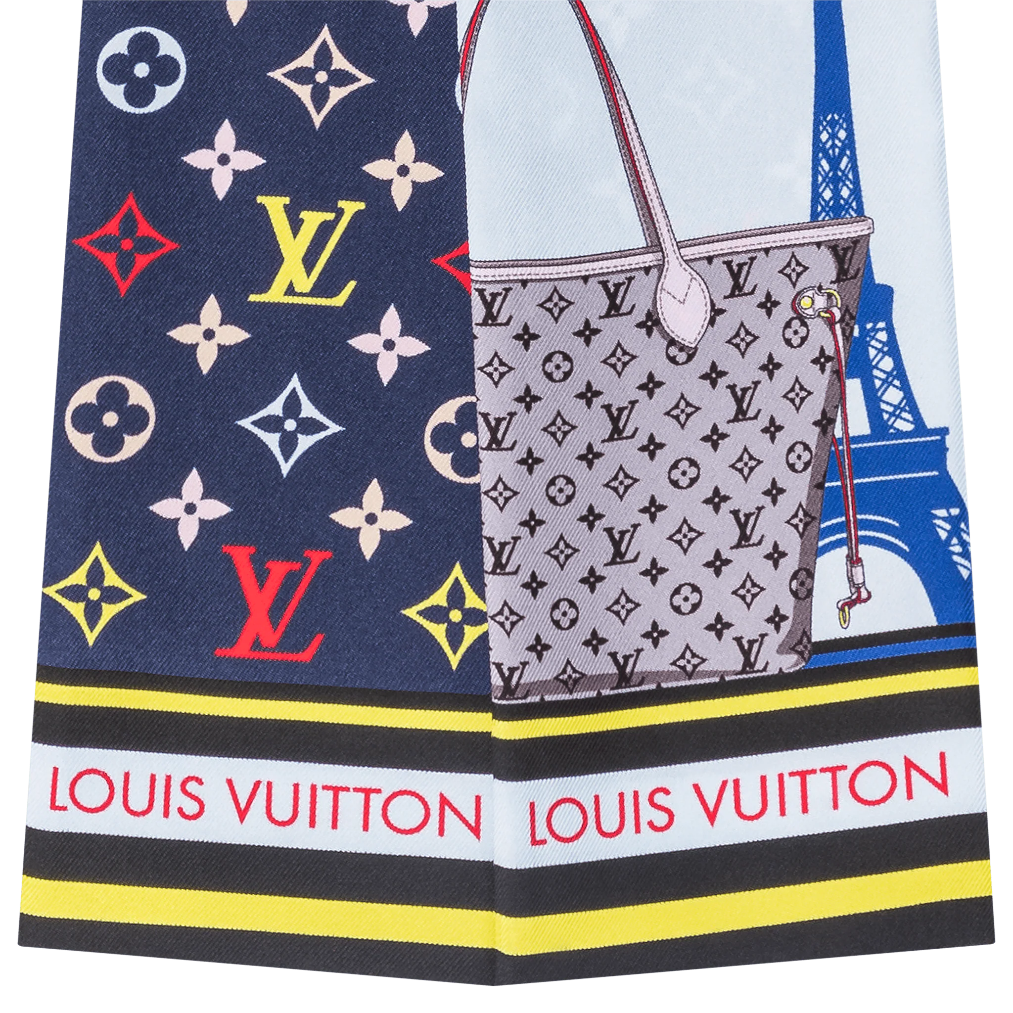 Louis Vuitton Skyline Story Bandeau S00 Blue - Women - Accessories M77317