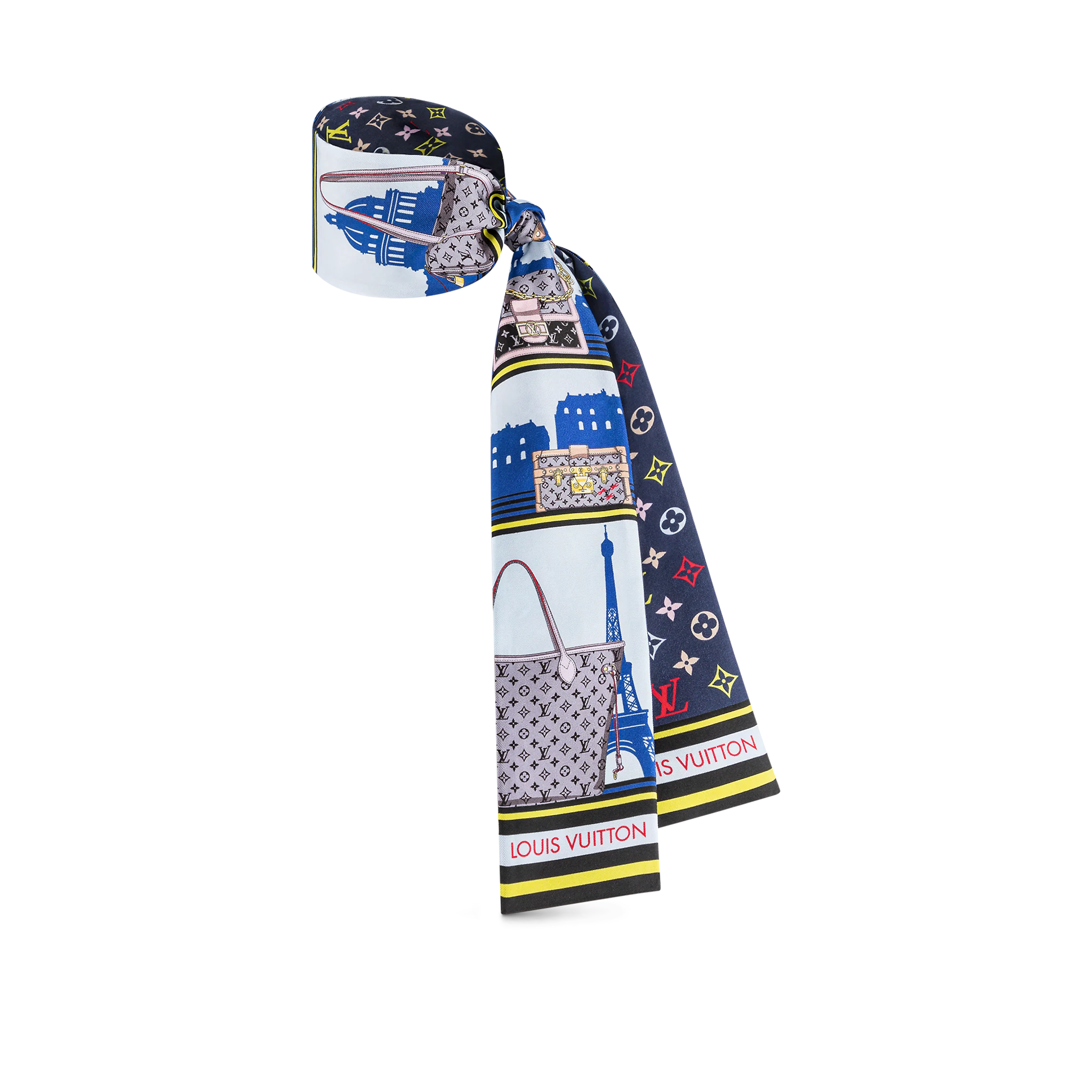 Louis Vuitton Skyline Story Bandeau S00 Blue - Women - Accessories M77317