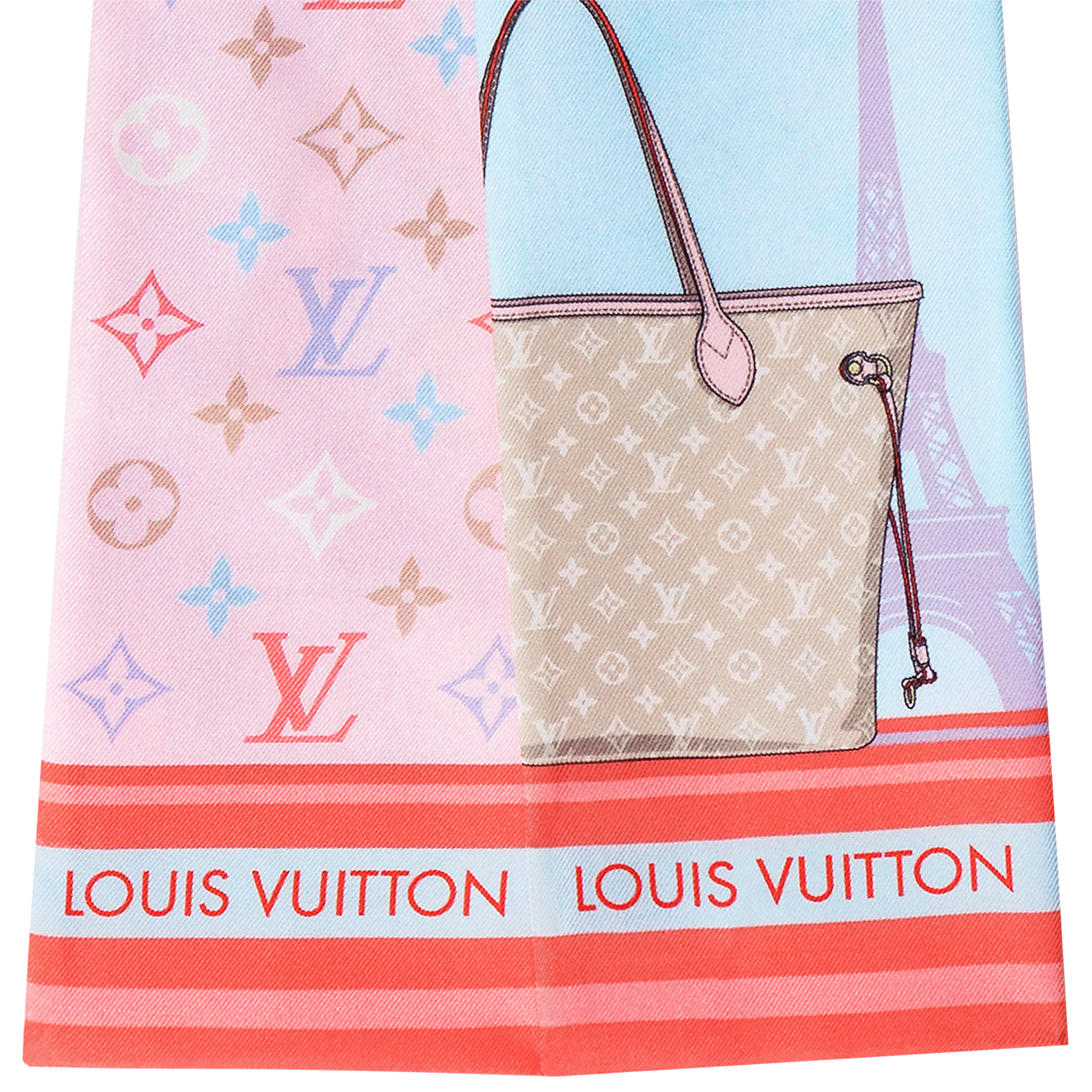 Louis Vuitton Skyline Story Bandeau S00 Light Pink - Women - Accessories M77318
