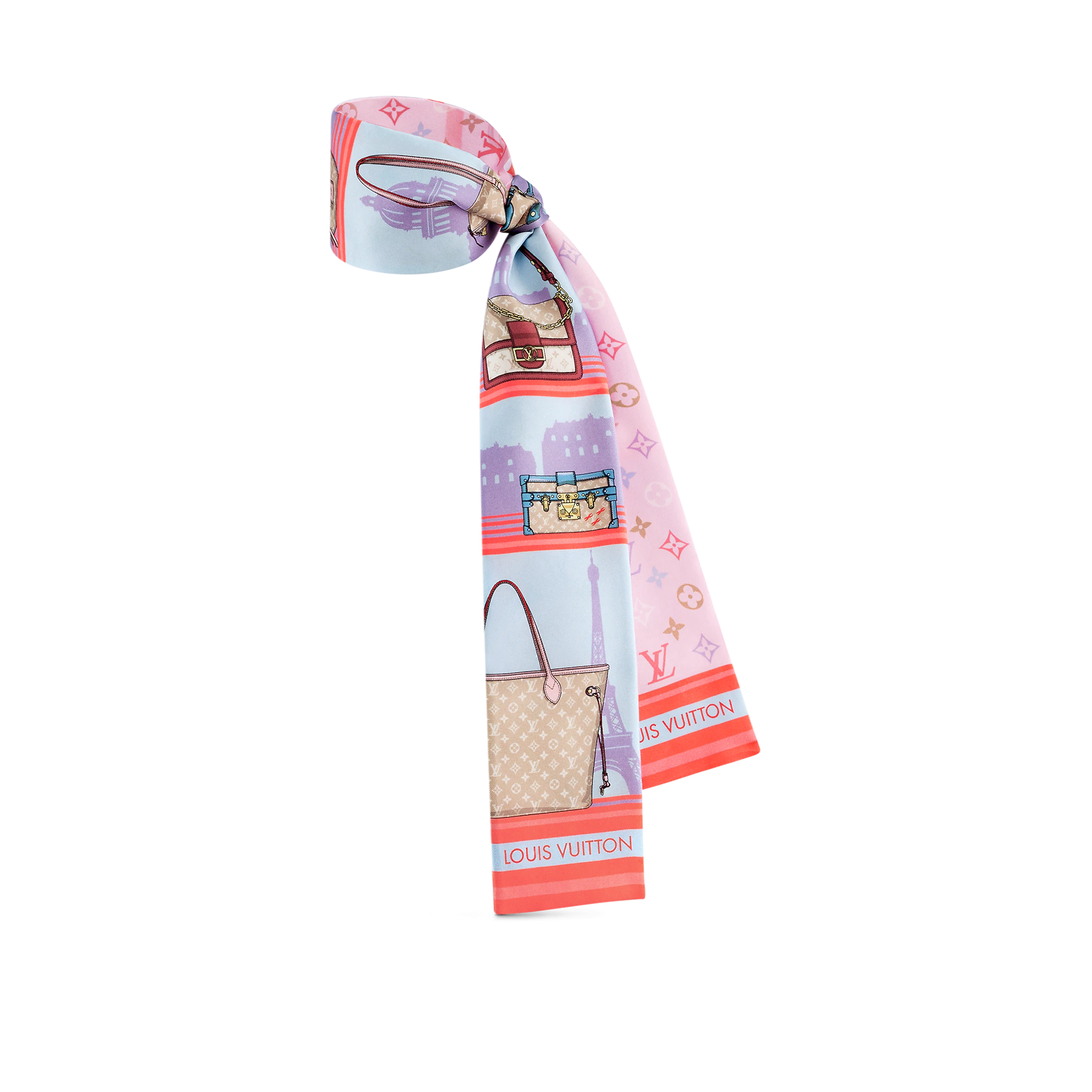 Louis Vuitton Skyline Story Bandeau S00 Light Pink - Women - Accessories M77318