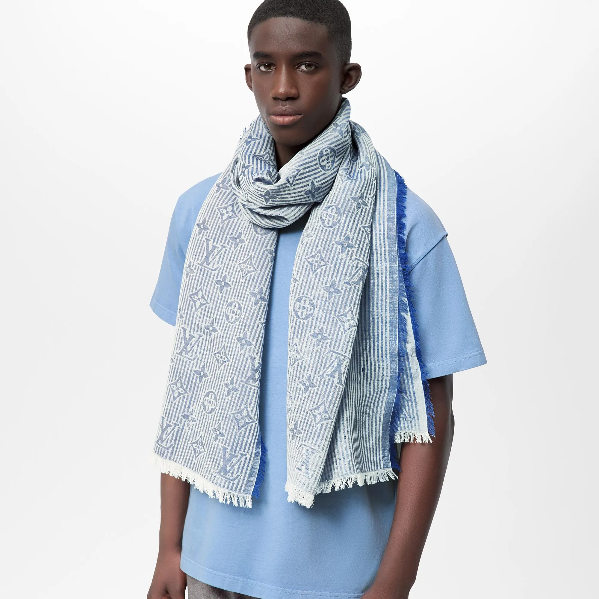 Louis Vuitton LV Graphical Stole - Men - Accessories M77620 Louis Vuitton LV Graphical Stole - Men - Accessories M77620