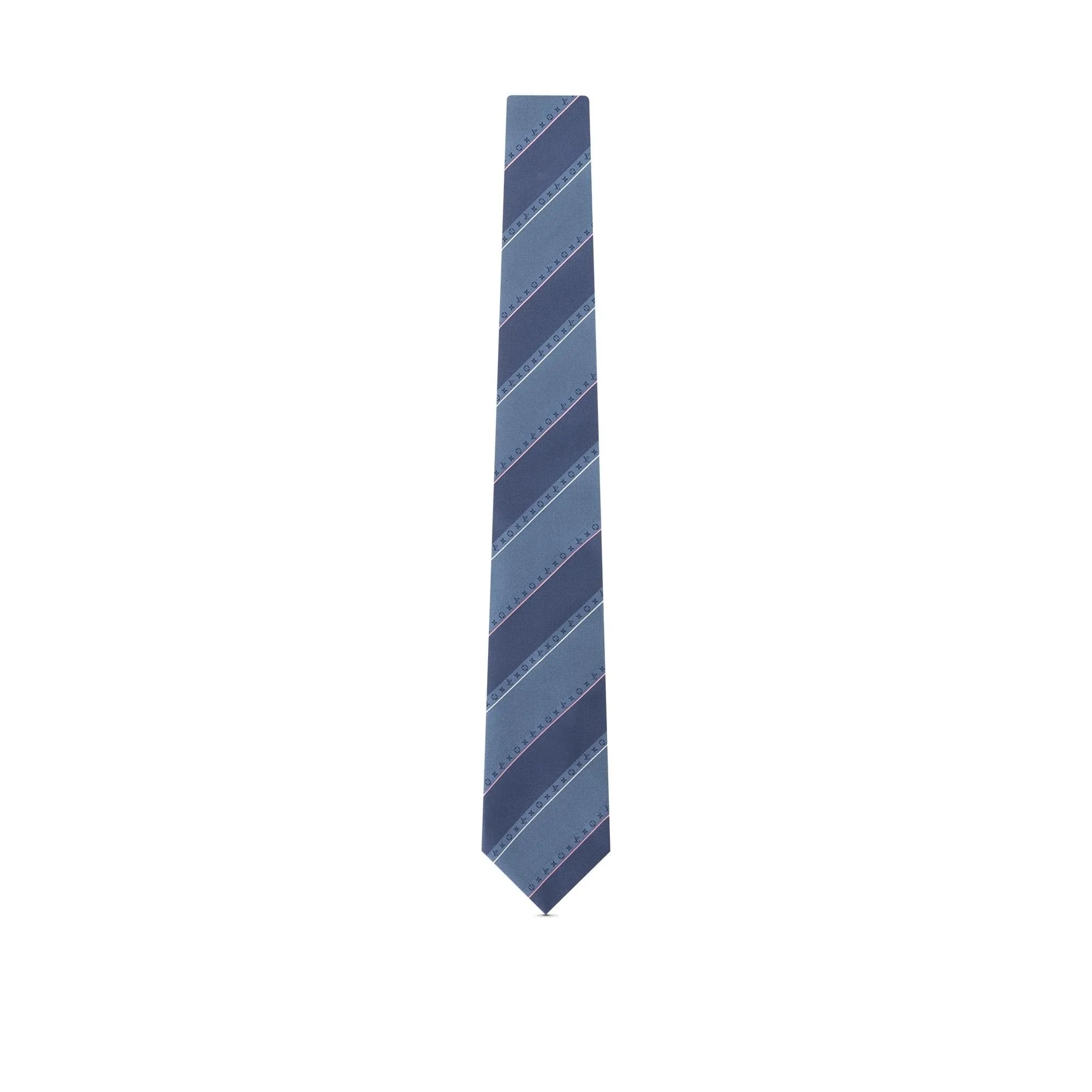Louis Vuitton MNG Stripes Tie - Men - Accessories M77833 Blue