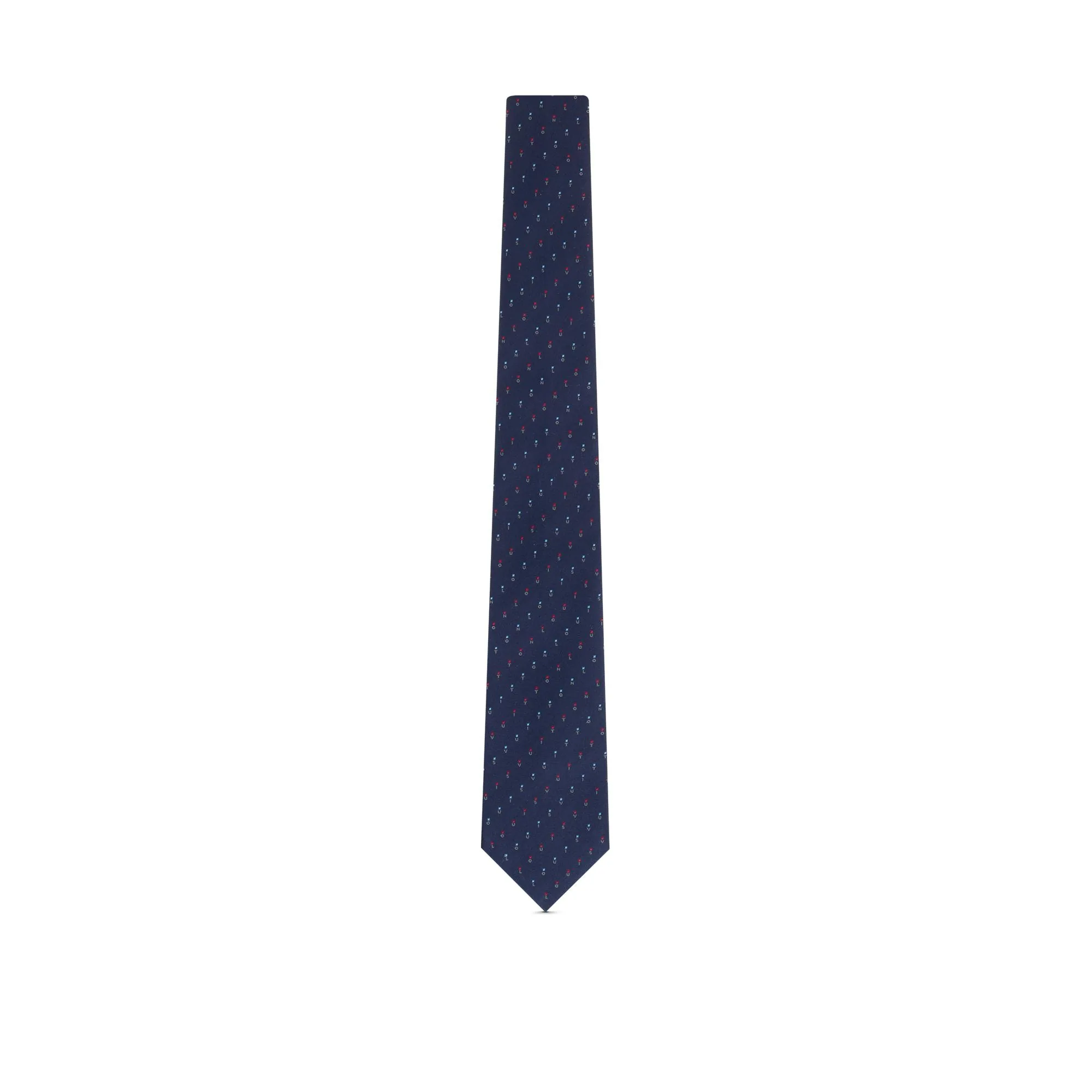 Louis Vuitton LV Spelling Tie - Men - Accessories M77846 Navy Blue