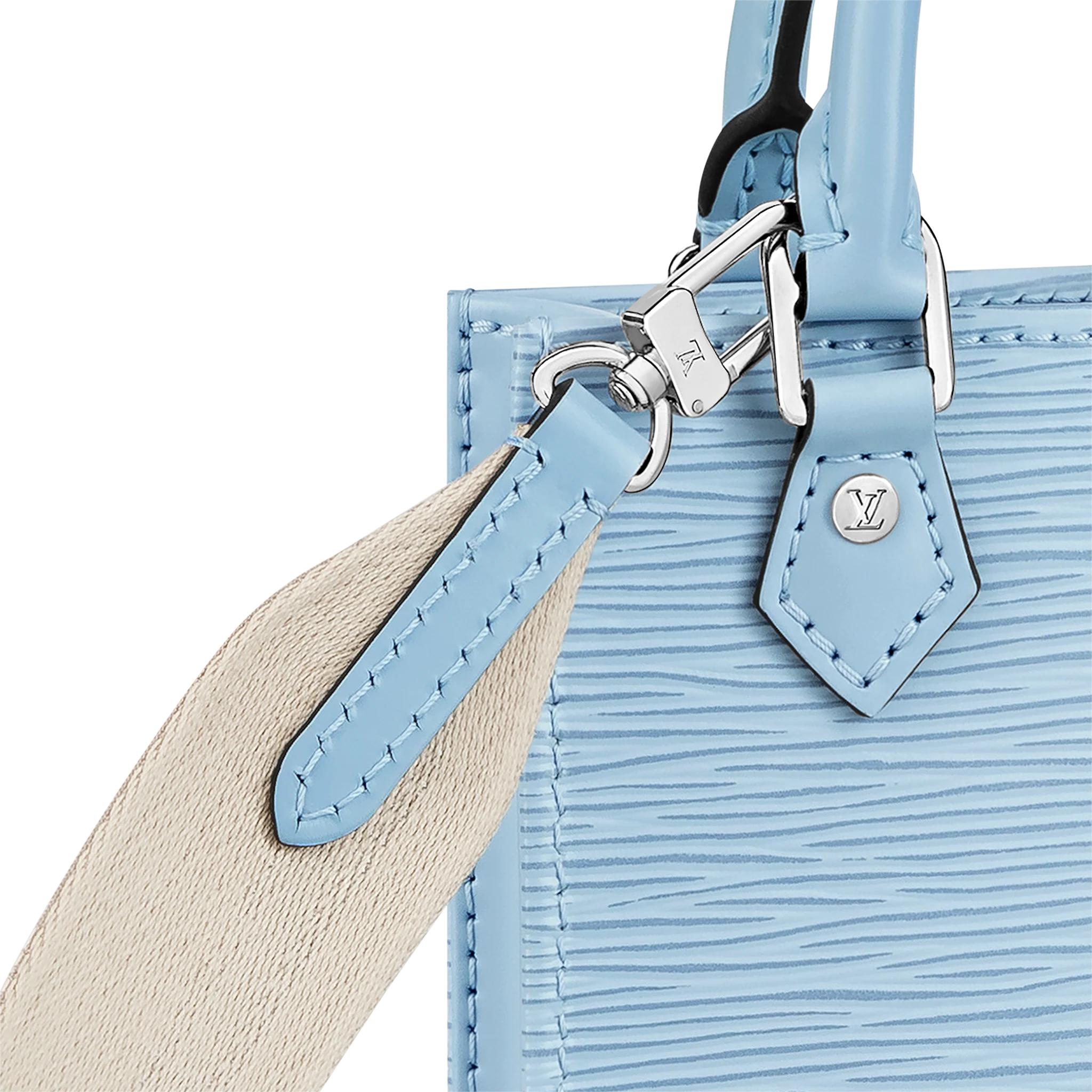 Louis Vuitton Petit Sac Plat Epi Leather Bleu Nuage - Women - Small Leather Goods M81069