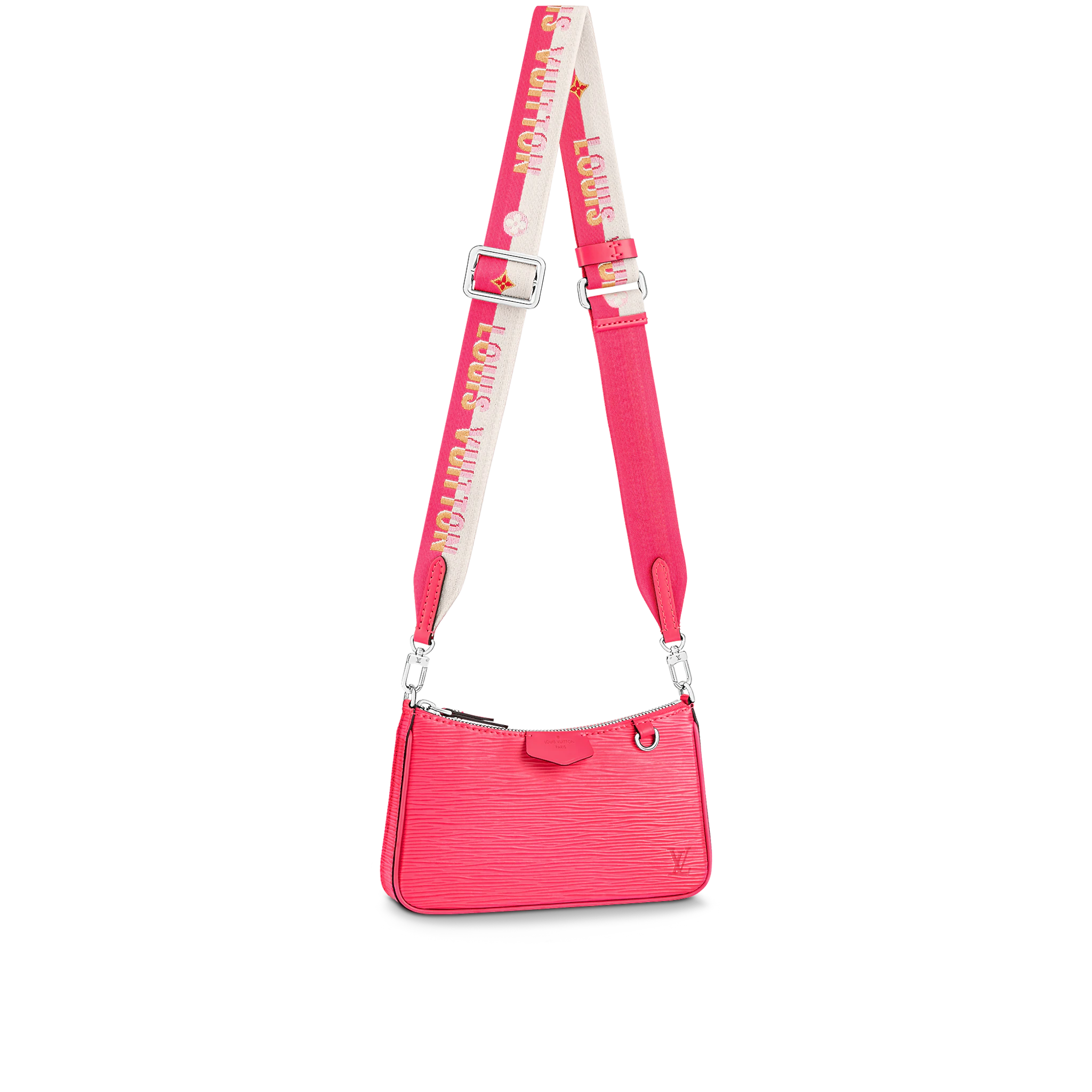 Louis Vuitton Easy Pouch On Strap Epi Leather Dragon Fruit - Women - Small Leather Goods M81073