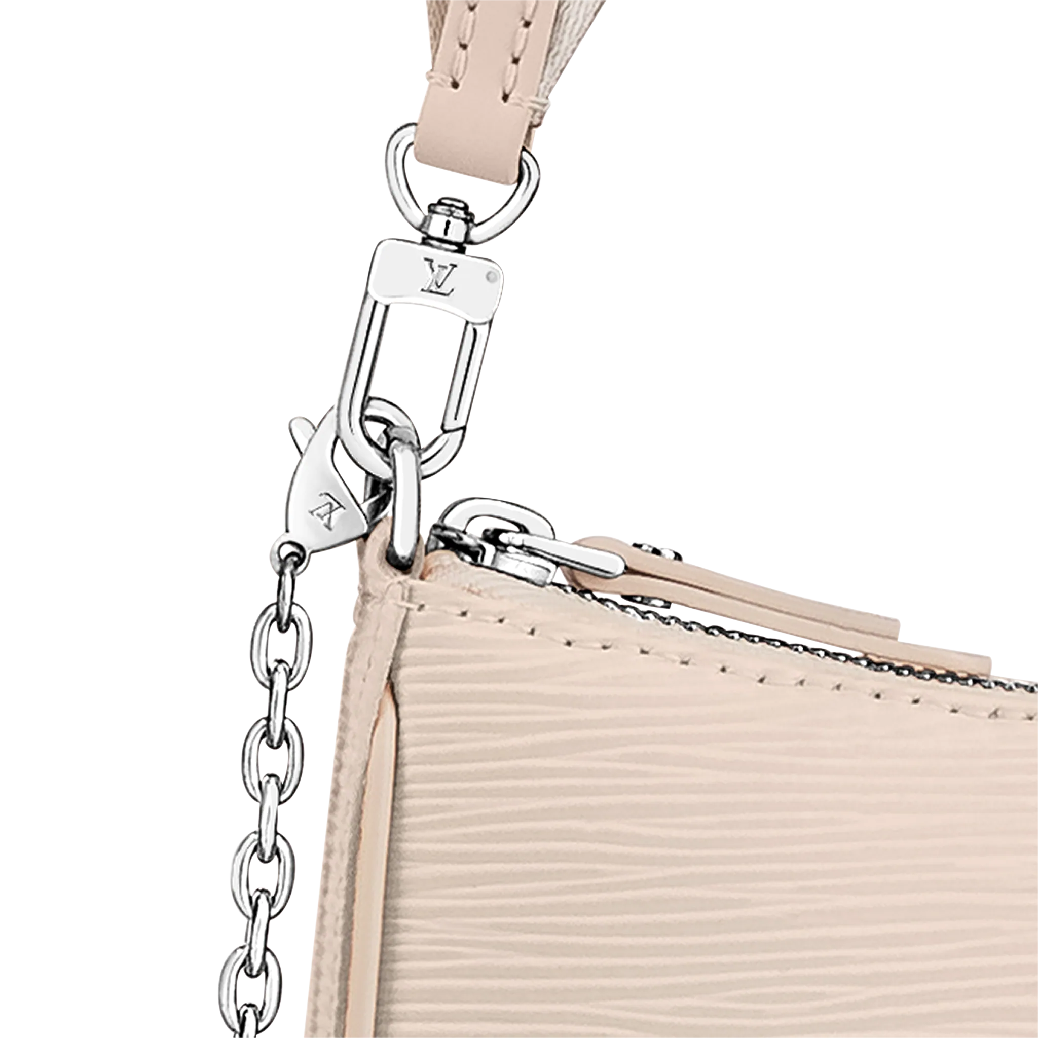 Louis Vuitton Easy Pouch On Strap Epi Leather Quartz - Women - Small Leather Goods M81239