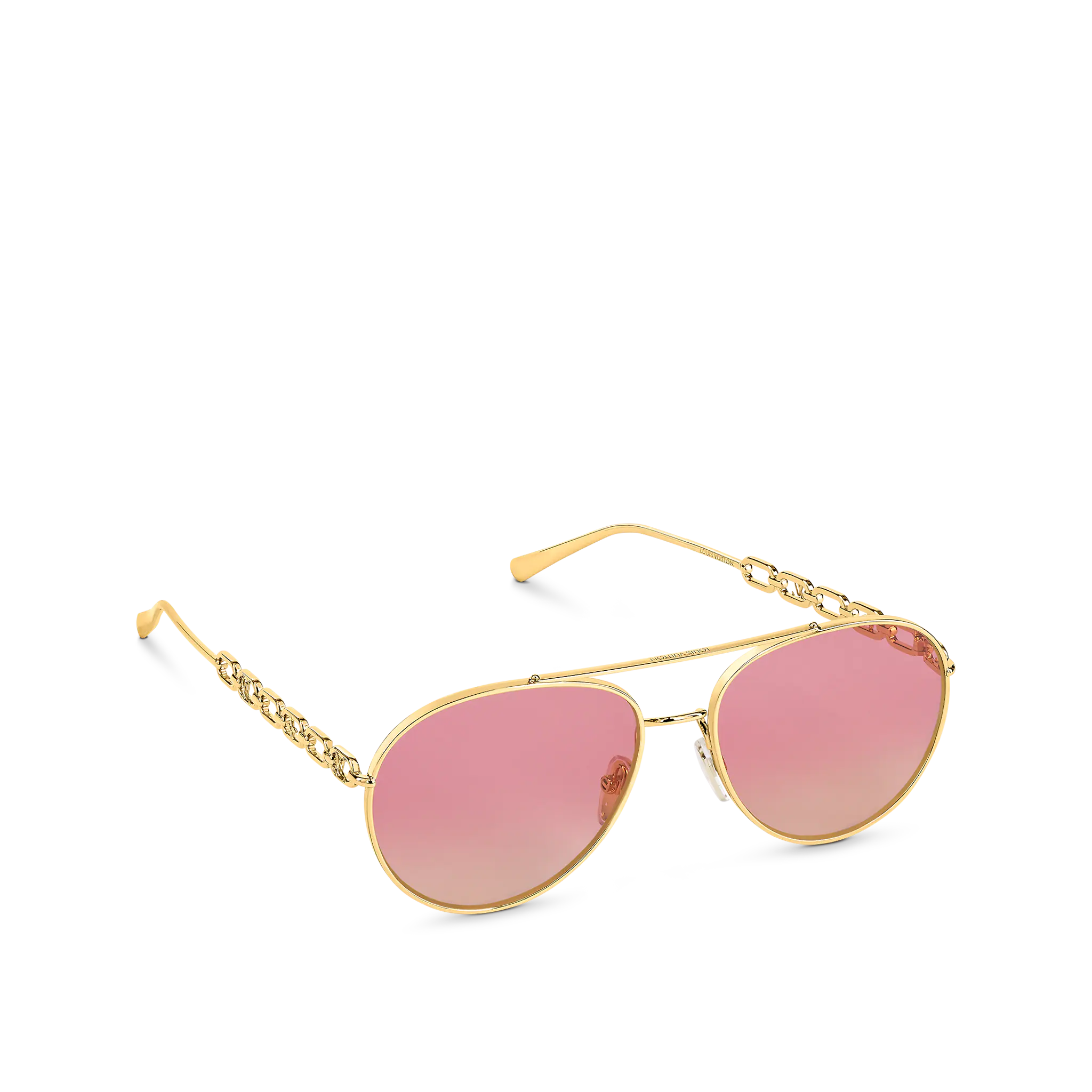 Louis Vuitton My LV Chain Pilot Sunglasses Gradient Pink - Accessories Z1520E Z1520W