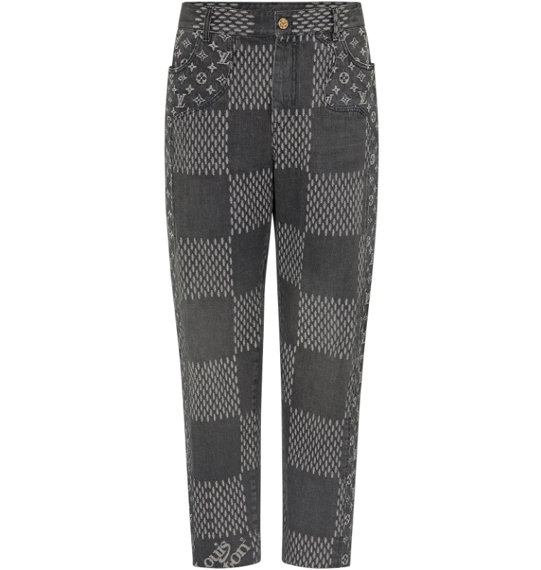 Louis Vuitton X Nigo Damier Giant Waves Monogram Denim Pants 1A88WJ