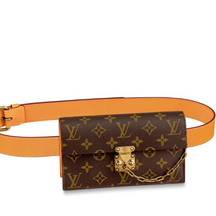 Louis Vuitton Monogram canvas Men Wallet S Lock Belt Pouch GM M68550