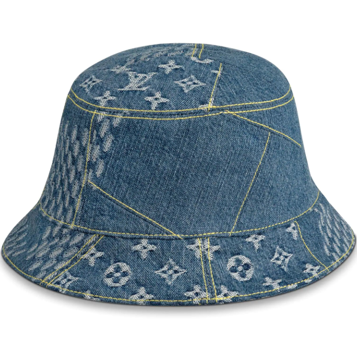 Louis Vuitton X Nigo Damier Giant Wave Monogram Sun Hat MP2746