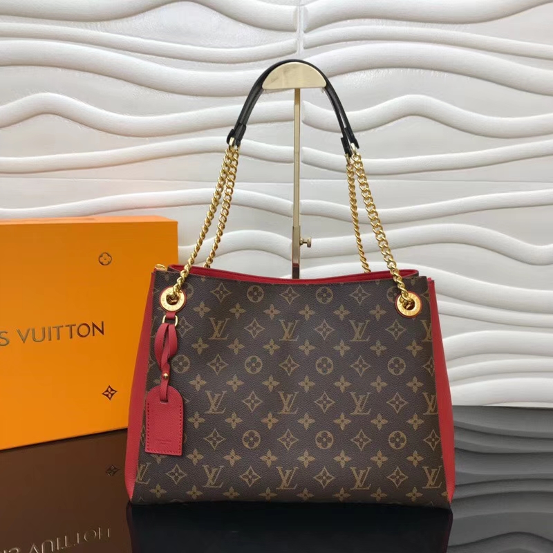 Louis Vuitton Monogram Canvas Surene MM M43773 Cerise Red