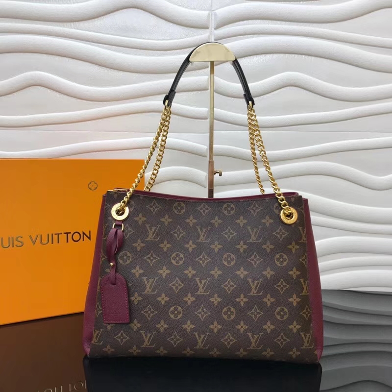 Louis Vuitton Monogram Canvas Surene MM M43864 Bordeaux Red