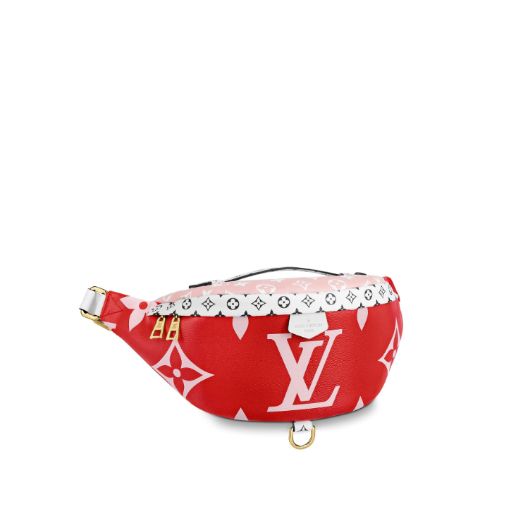 Louis Vuitton Giant Monogram Bumbag M44575 Rouge Red/Pink
