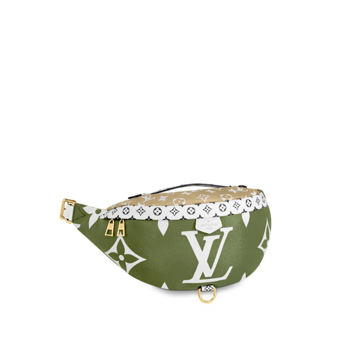 Louis Vuitton Giant Monogram Bumbag M44611 Kaki Khaki Green/Beige