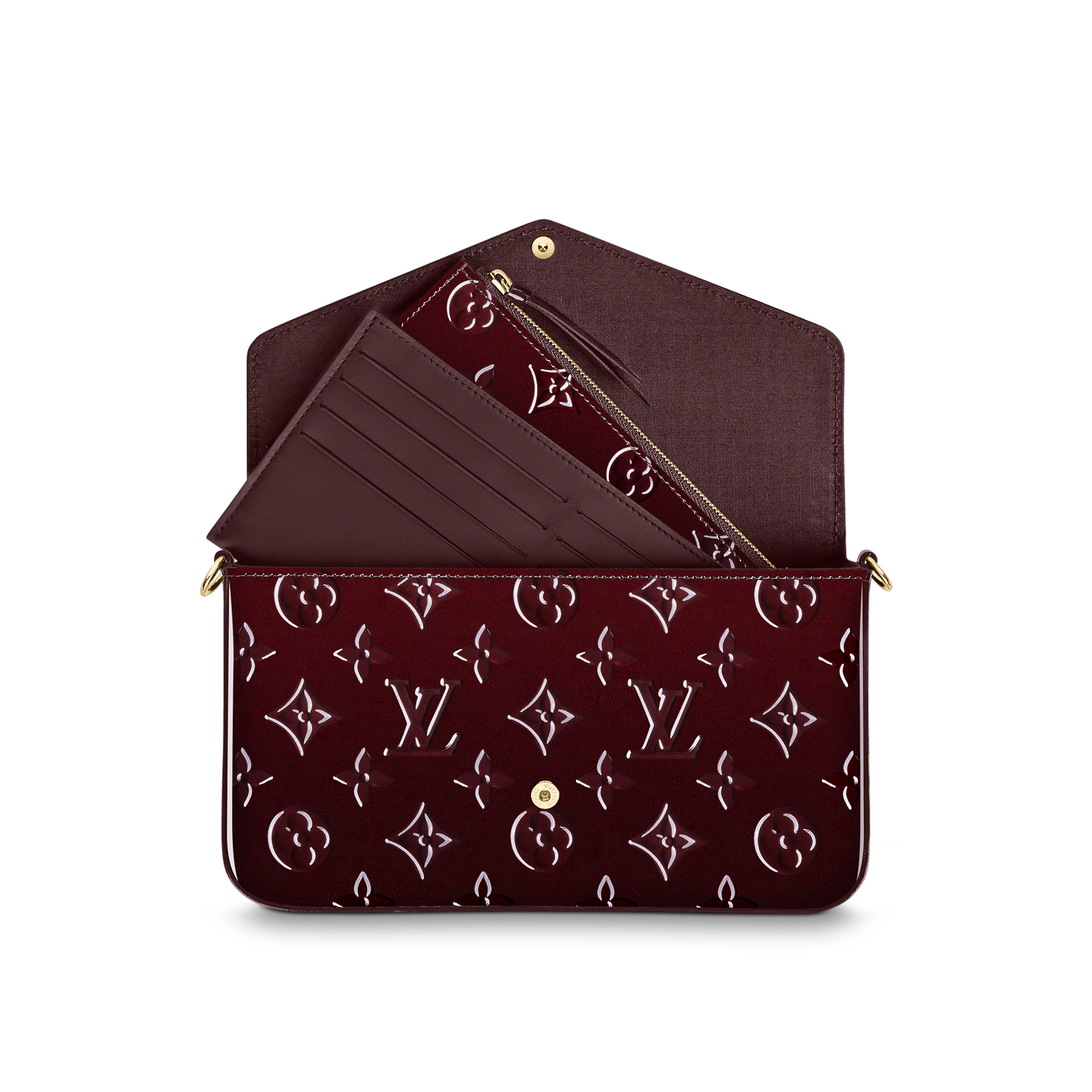 Louis Vuitton Félicie Pochette Monogram Vernis Leather - Women - Small Leather Goods M64358