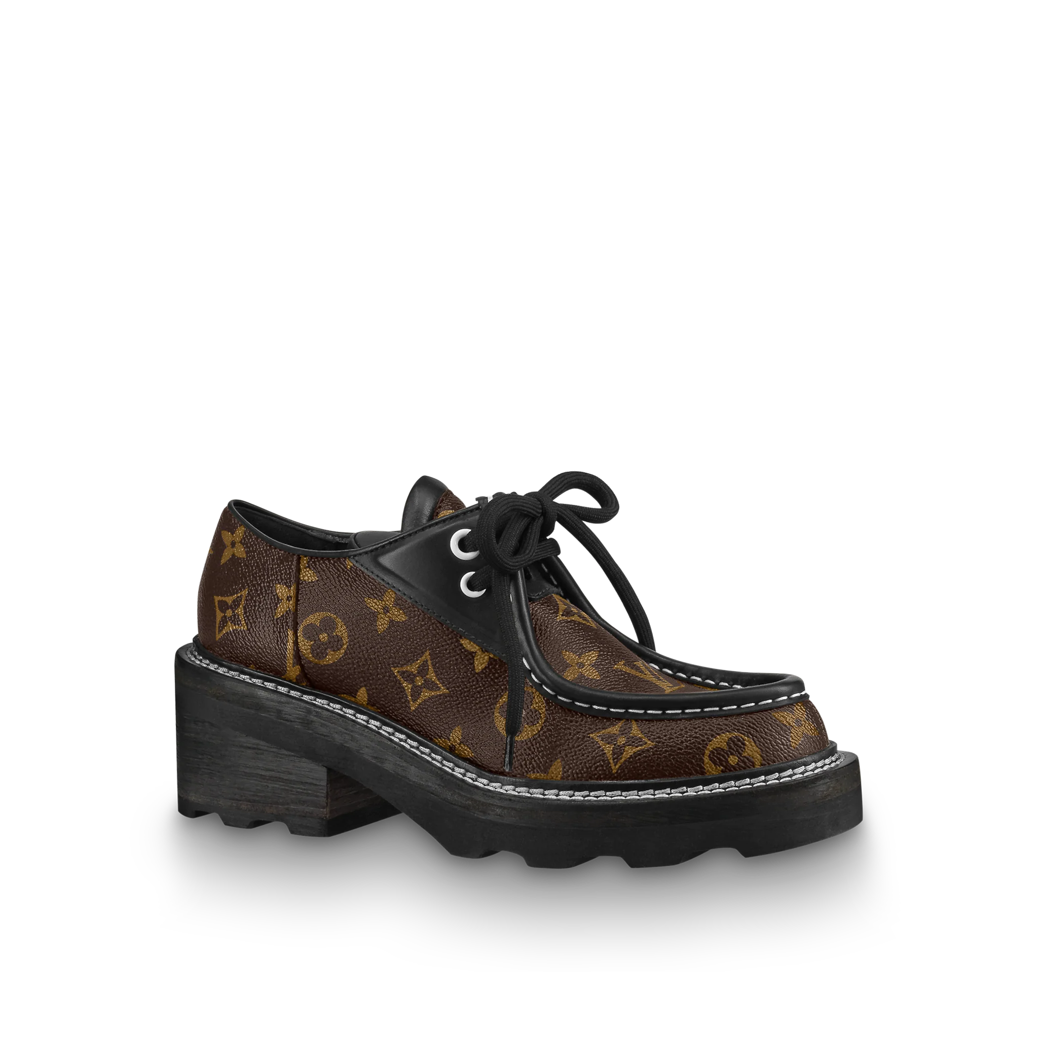 Louis Vuitton LV Beaubourg Platform Derby in Brown - Shoes 1A5SS4