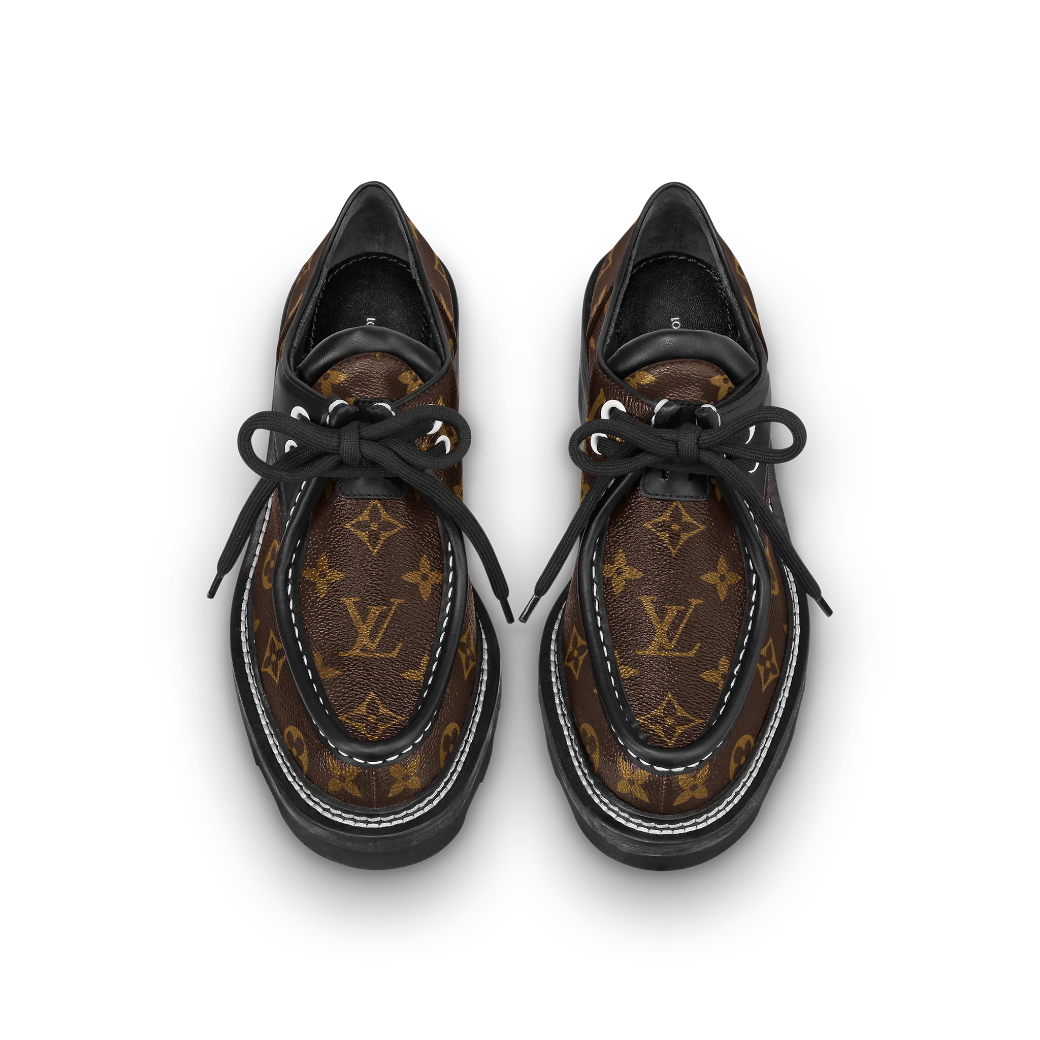 Louis Vuitton LV Beaubourg Platform Derby in Brown - Shoes 1A5SS4