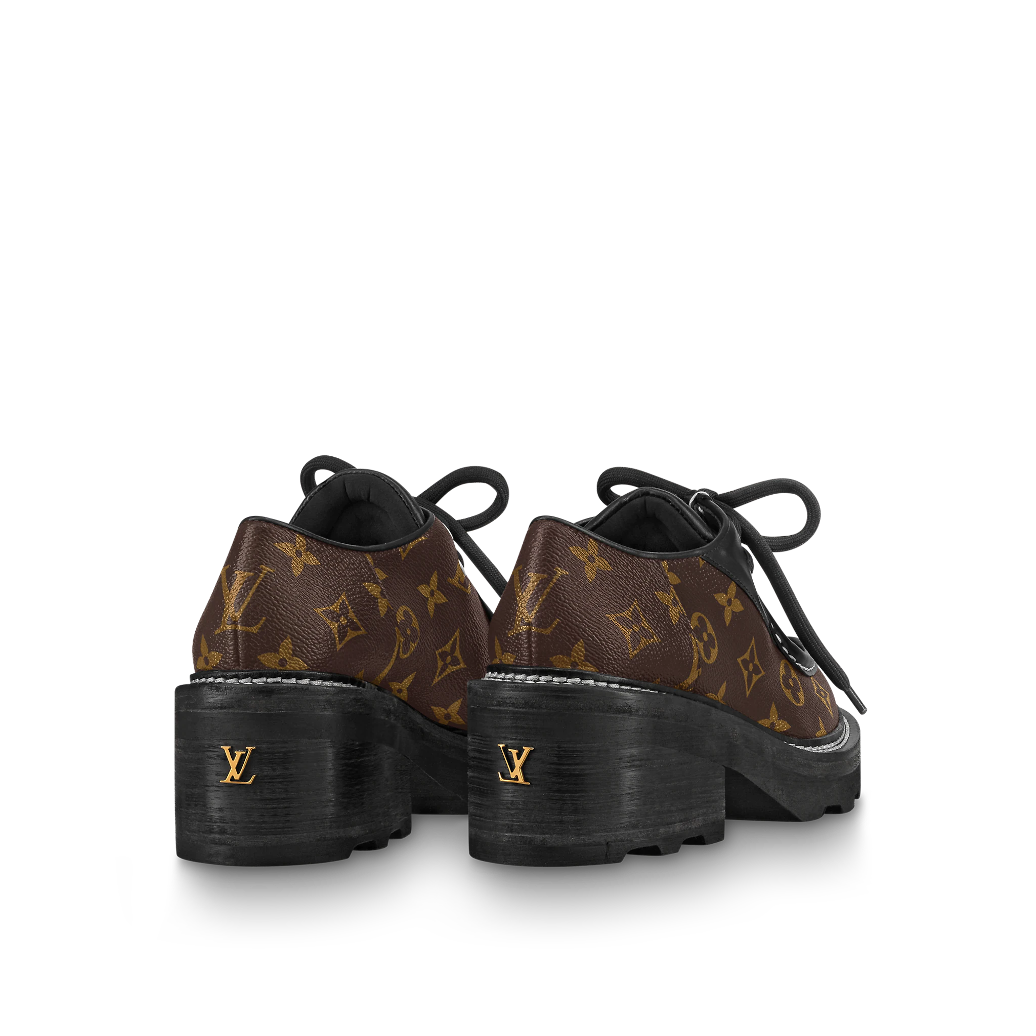 Louis Vuitton LV Beaubourg Platform Derby in Brown - Shoes 1A5SS4