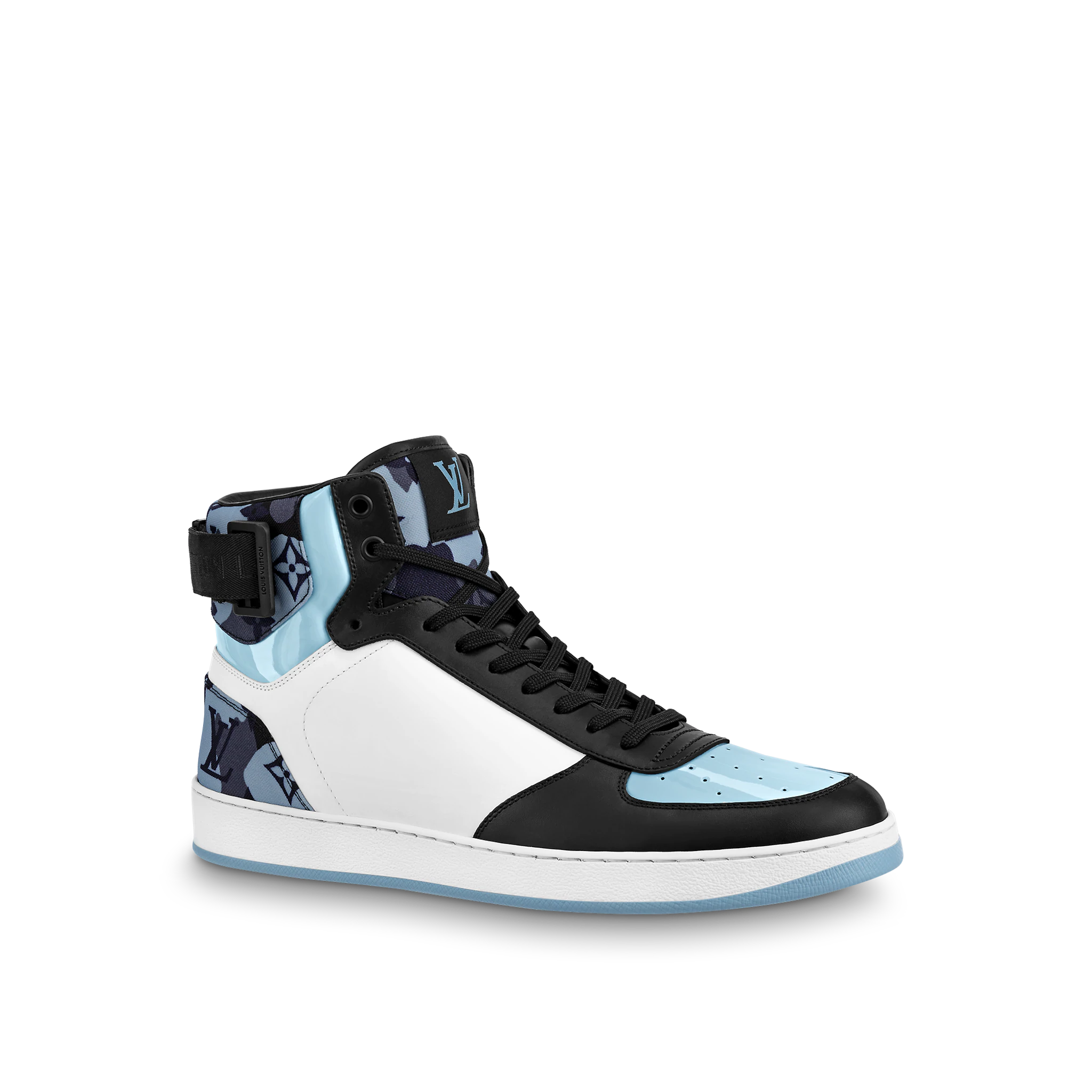 Louis Vuitton Rivoli Sneaker Boot Men in Blue - Shoes 1A8161 Louis Vuitton Rivoli Sneaker Boot Men in Blue - Shoes 1A8161