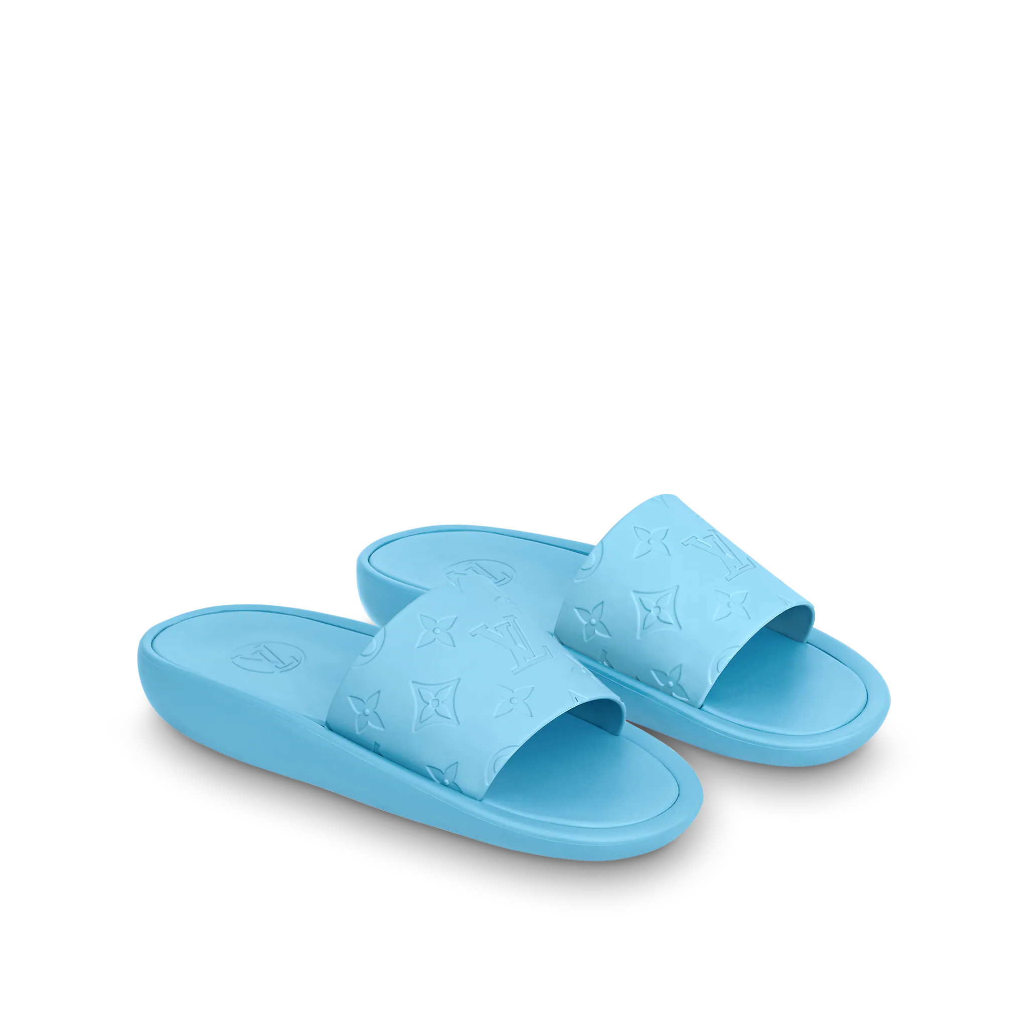 Louis Vuitton Sunbath Flat Mule in Blue - Shoes 1A8UL2