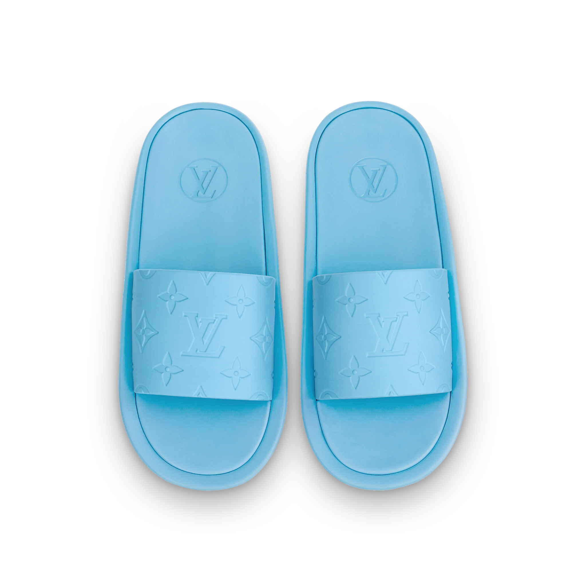 Louis Vuitton Sunbath Flat Mule in Blue - Shoes 1A8UL2