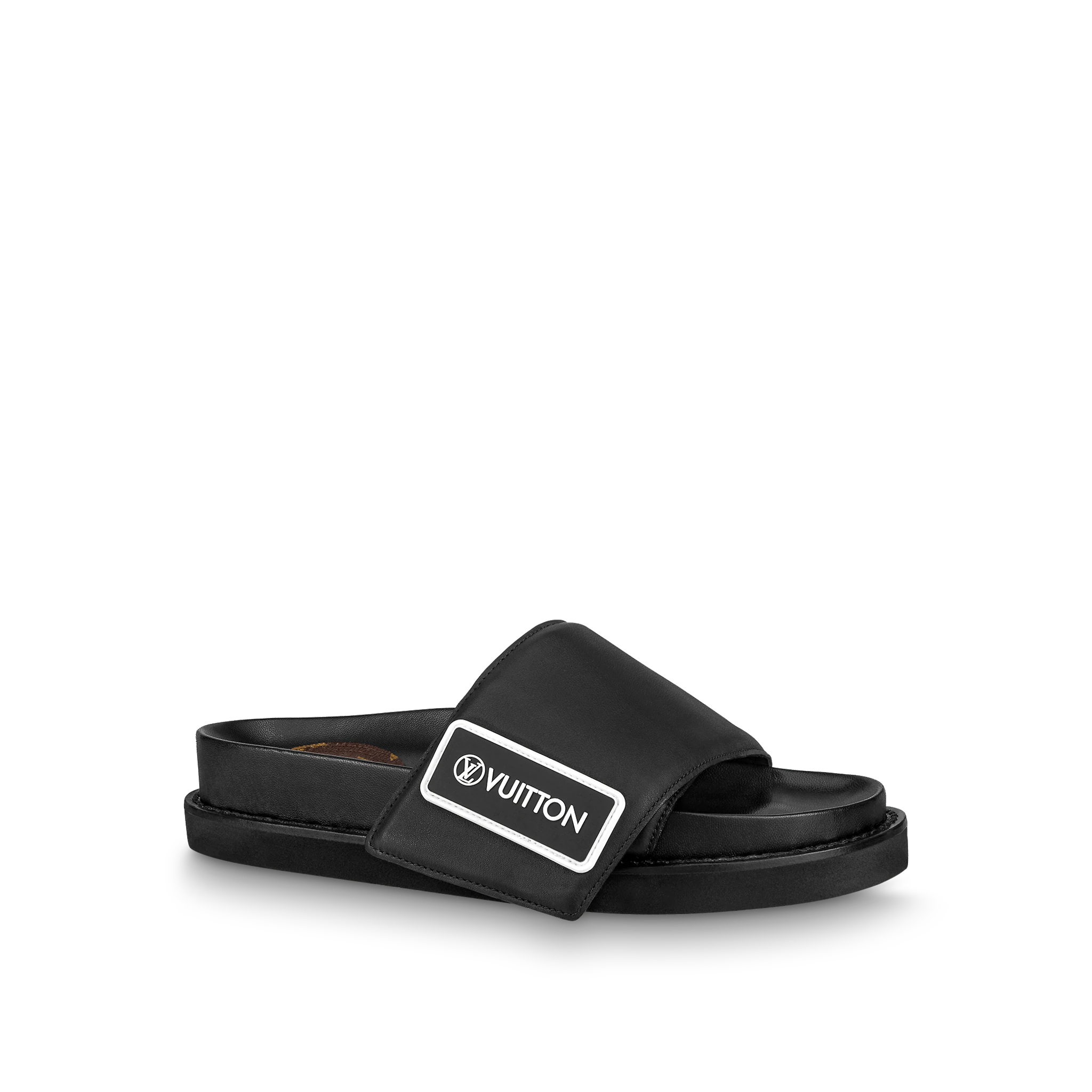 Louis Vuitton Lv Sunset Flat Comfort Mule Women in Black White - Shoes 1A93SE