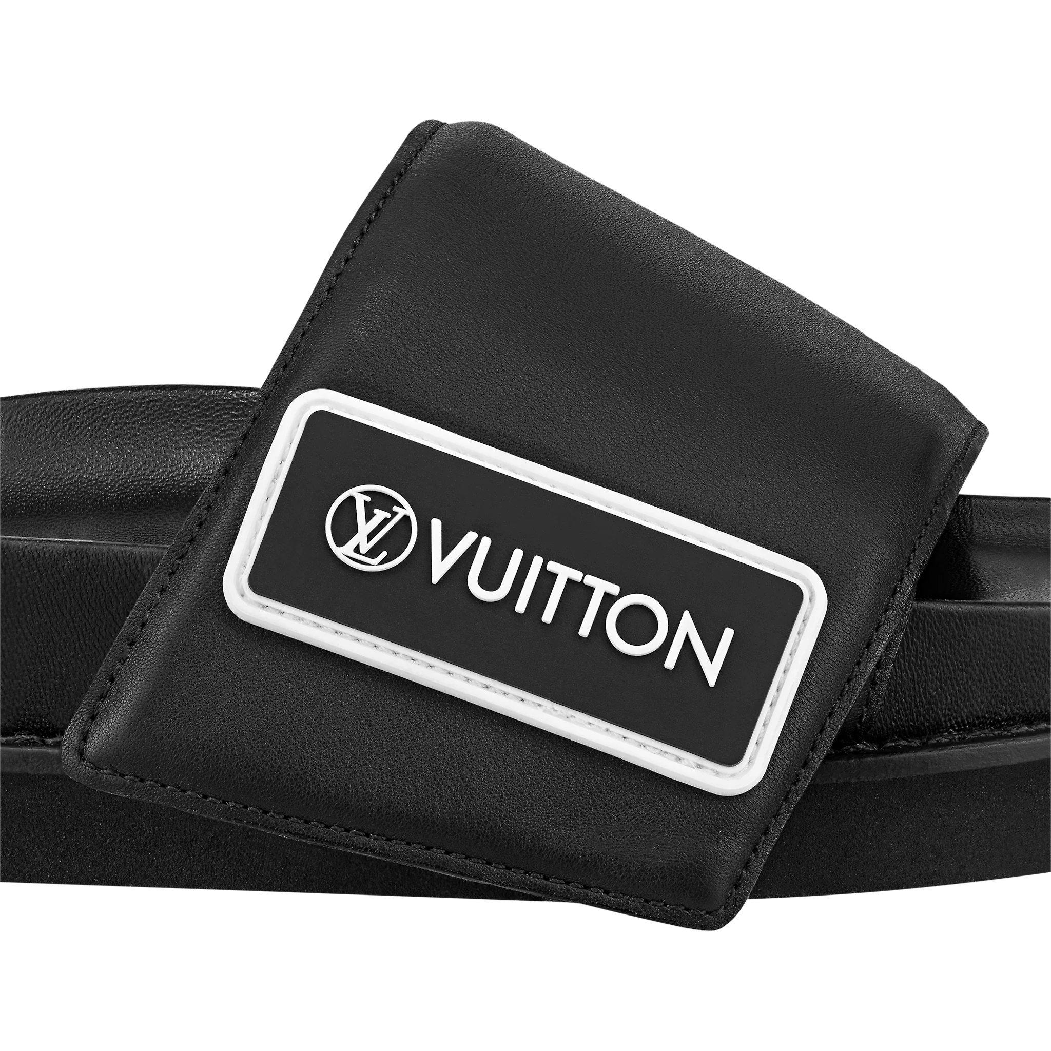 Louis Vuitton Lv Sunset Flat Comfort Mule Women in Black White - Shoes 1A93SE