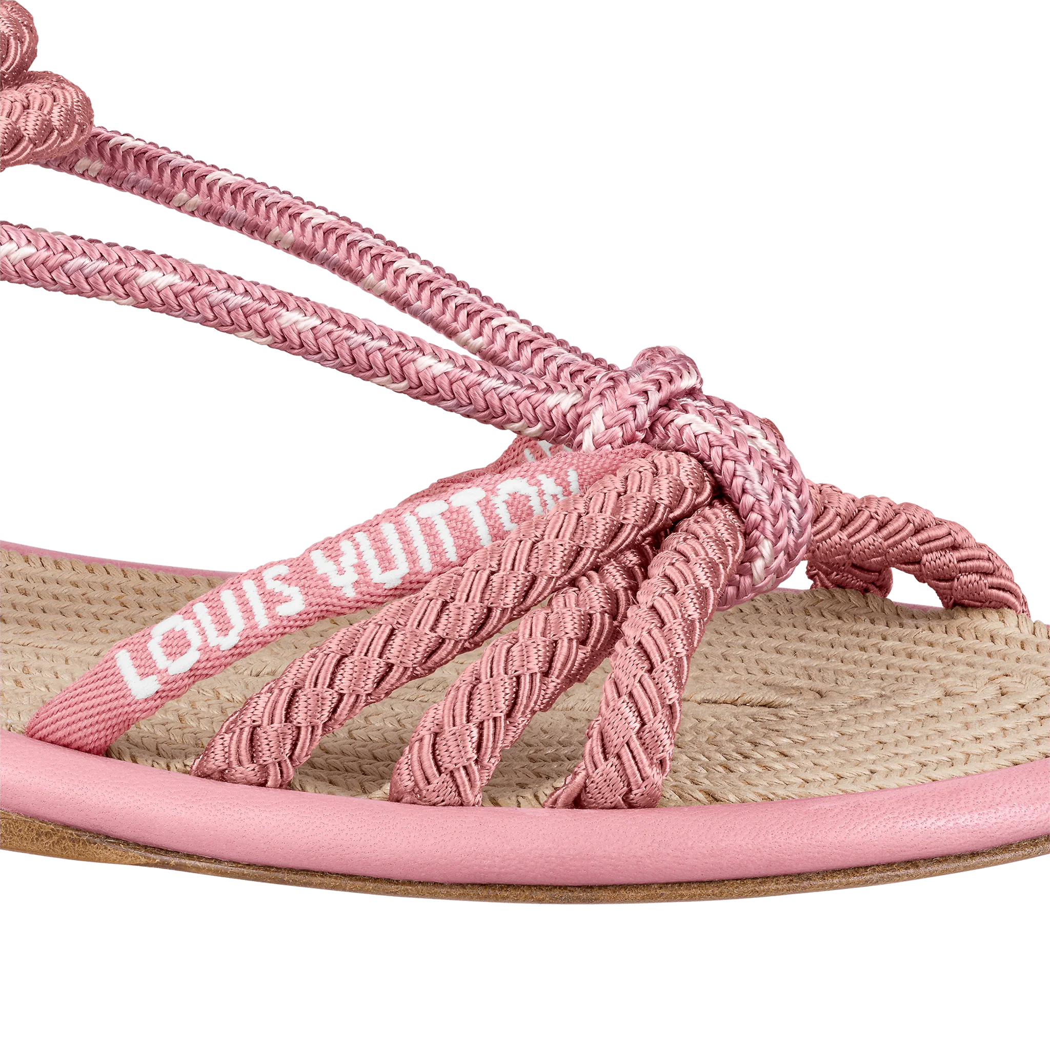 Louis Vuitton Maia Flat Sandal in Pink - Women Shoes 1A9C5T
