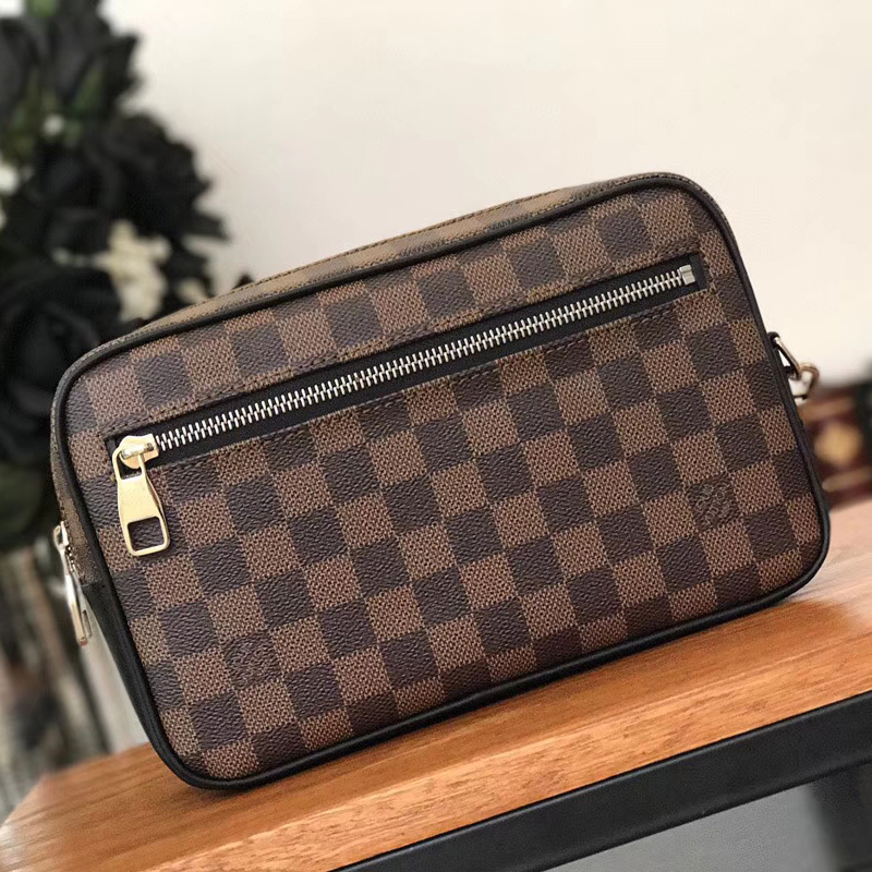 Louis Vuitton Damier Ebene Canvas Kasai Clutch N41663