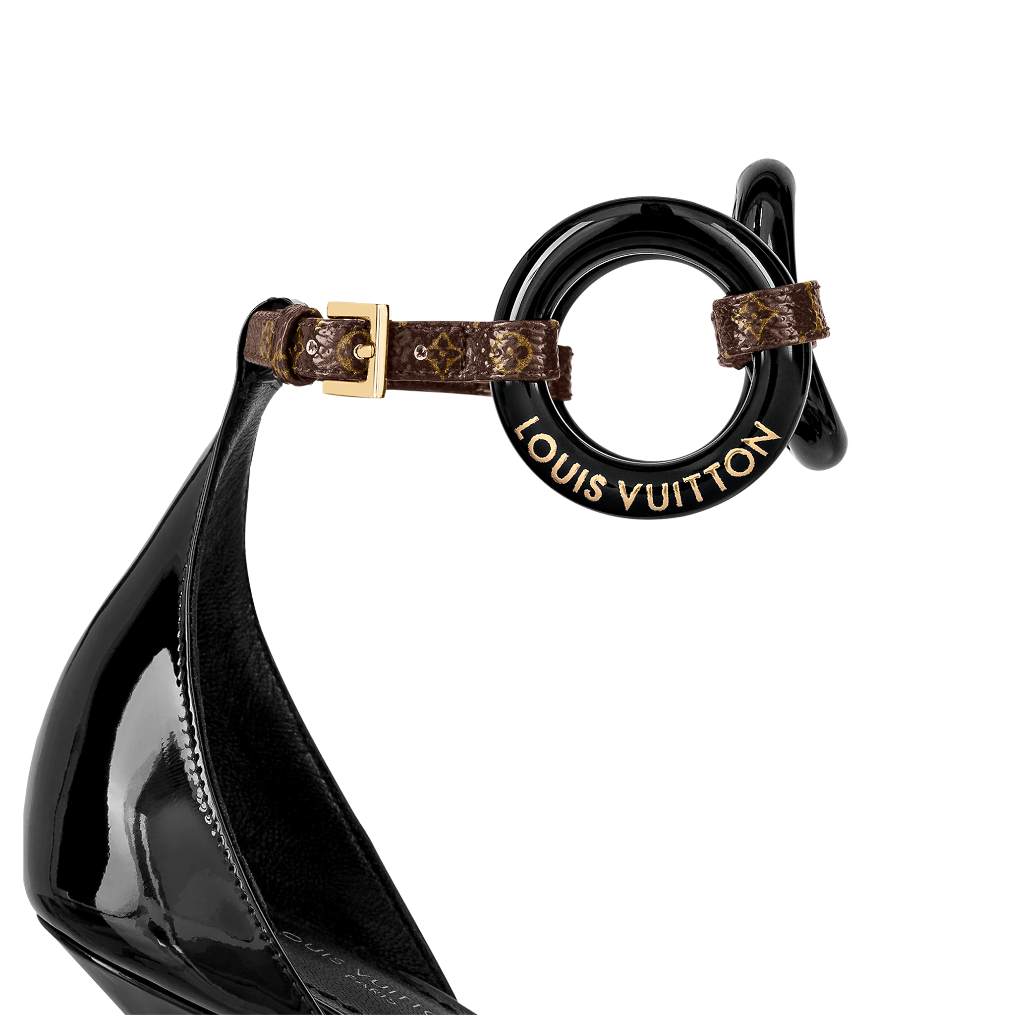 Louis Vuitton Vedette Sandal Black - Women - Shoes 1AA1DL