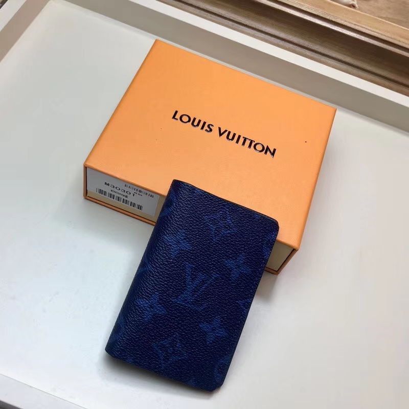 Louis Vuitton Taigarama Pocket Organiser Wallet M30301 Cobalt