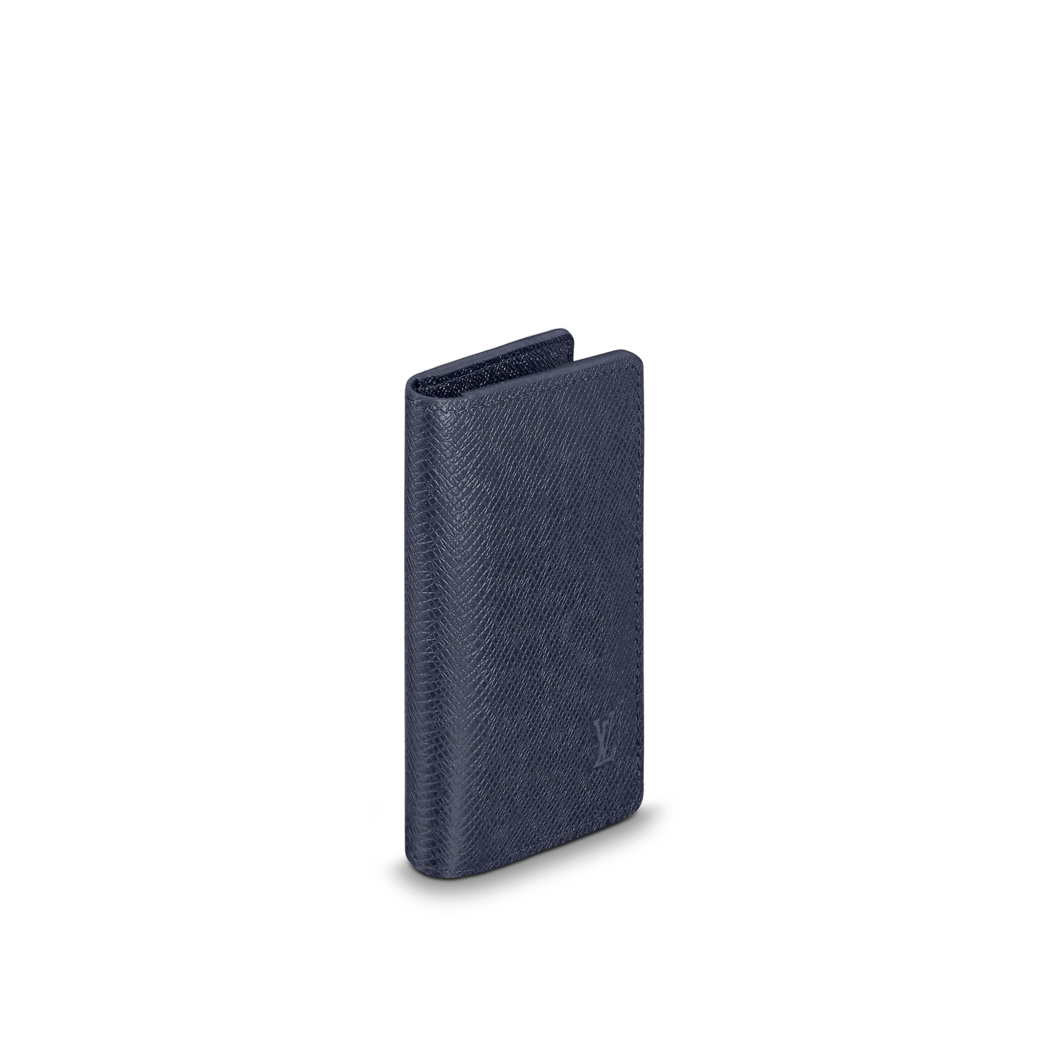 Louis Vuitton Pocket Organizer Taiga Leather in Bleu Marine - Men - Small Leather Goods M30535