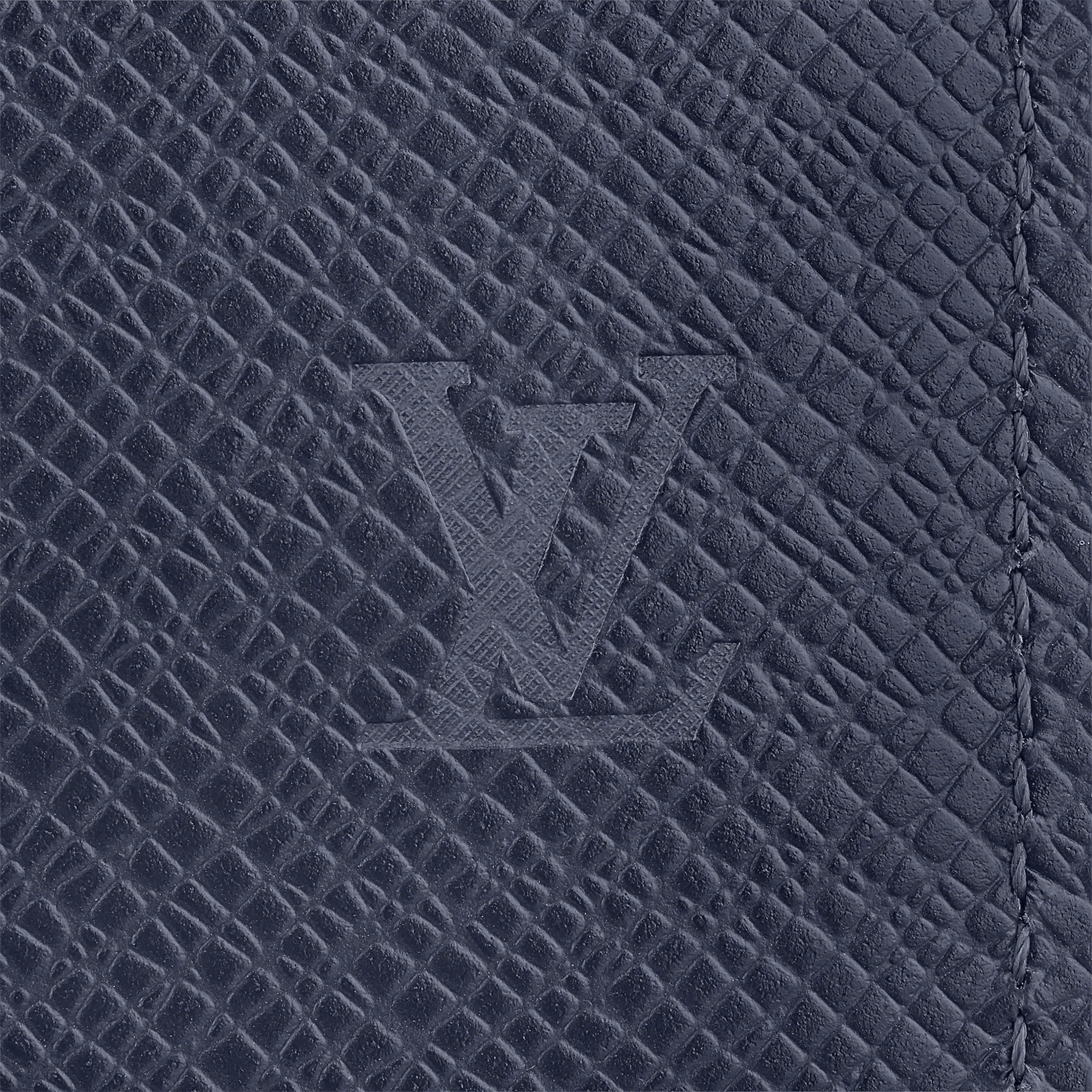 Louis Vuitton Pocket Organizer Taiga Leather in Bleu Marine - Men - Small Leather Goods M30535