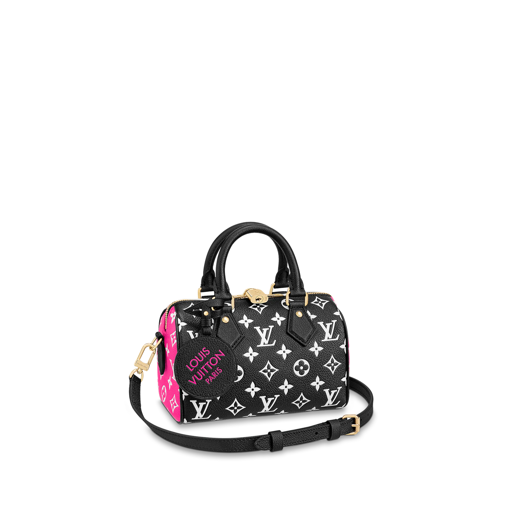 Louis Vuitton Speedy Bandoulière 20 Monogram Empreinte Leather - Women - Handbags M46088 Louis Vuitton Speedy Bandoulière 20 Monogram Empreinte Leather - Women - Handbags M46088