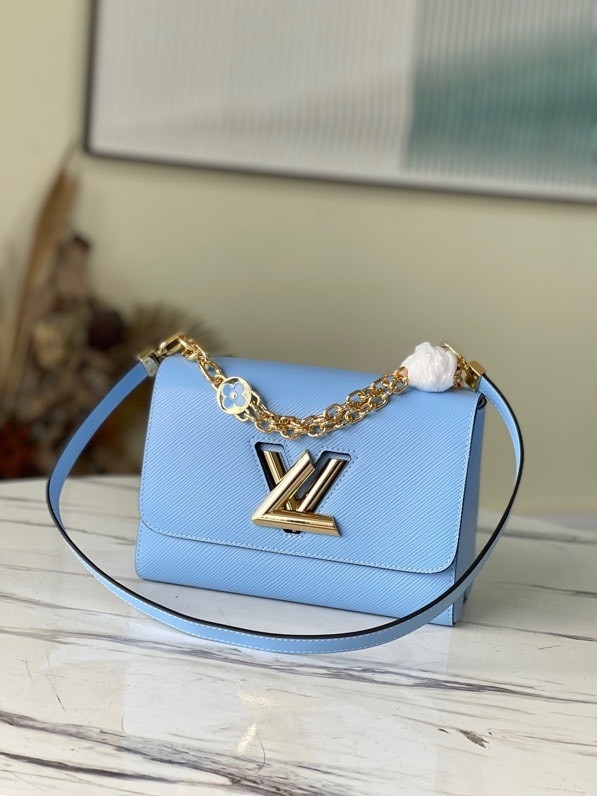 Louis Vuitton Twist MM Epi Leather Bleu Nuage - Women - Handbags M59627