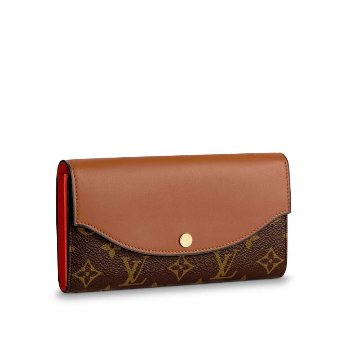Louis Vuitton Monogram Canvas Sarah Tuileries Wallet M64098 Marron